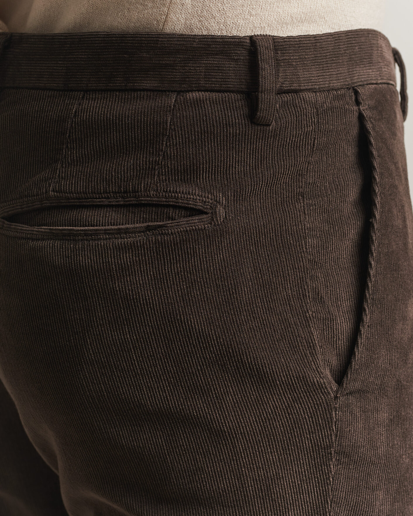 Homme | Costumes | Boglioli | K Jacket Baby Corduroy Suit Dark Brown