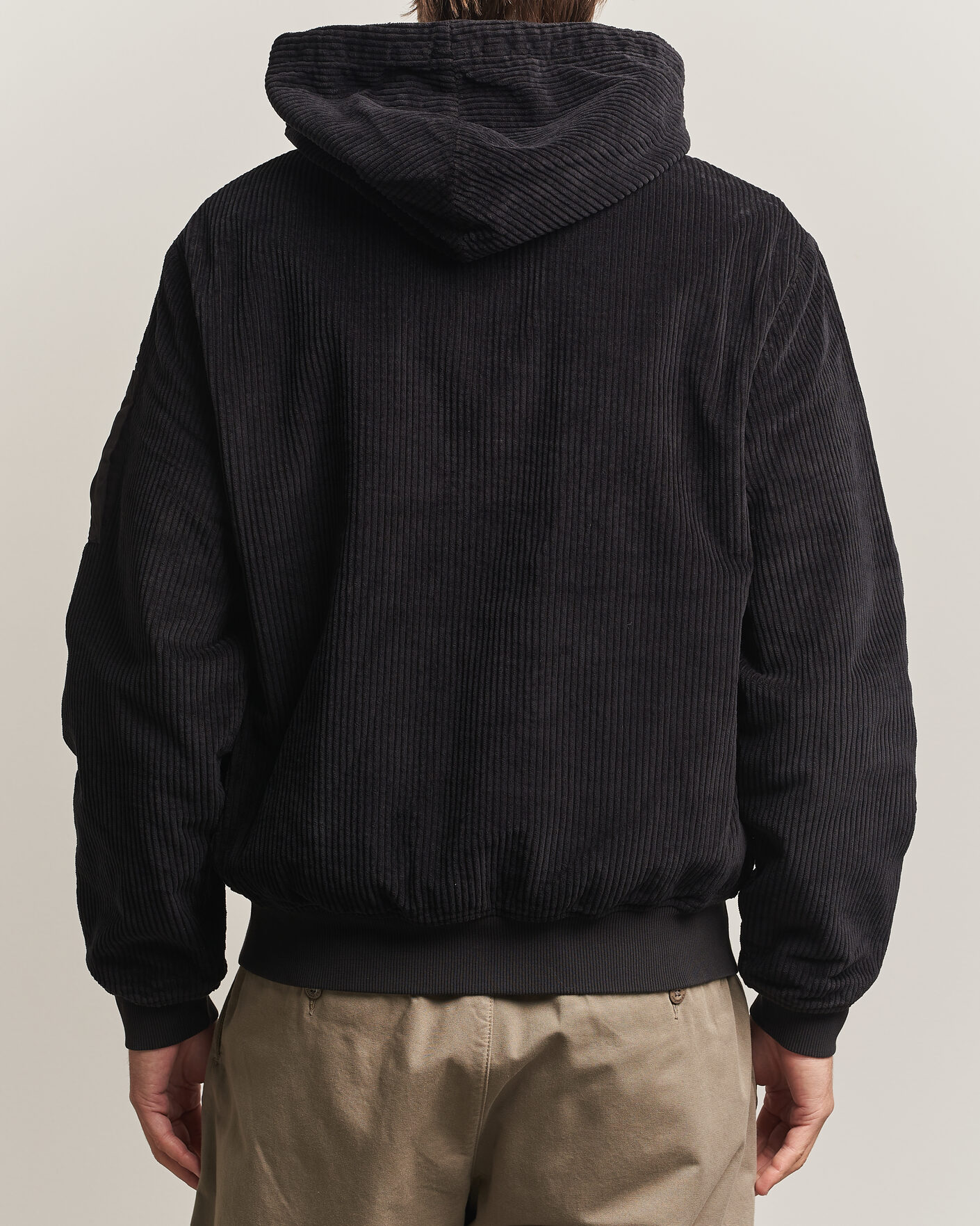 Heren | Jassen | C.P. Company | Light Padded Hood Corduroy Jacket Black