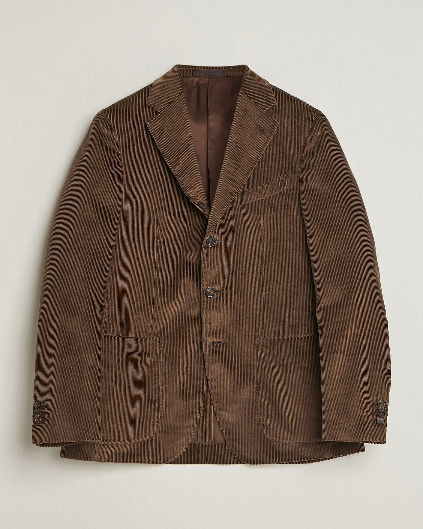 Homme | Blazers | Caruso | Aida Corduroy Blazer Dark Brown