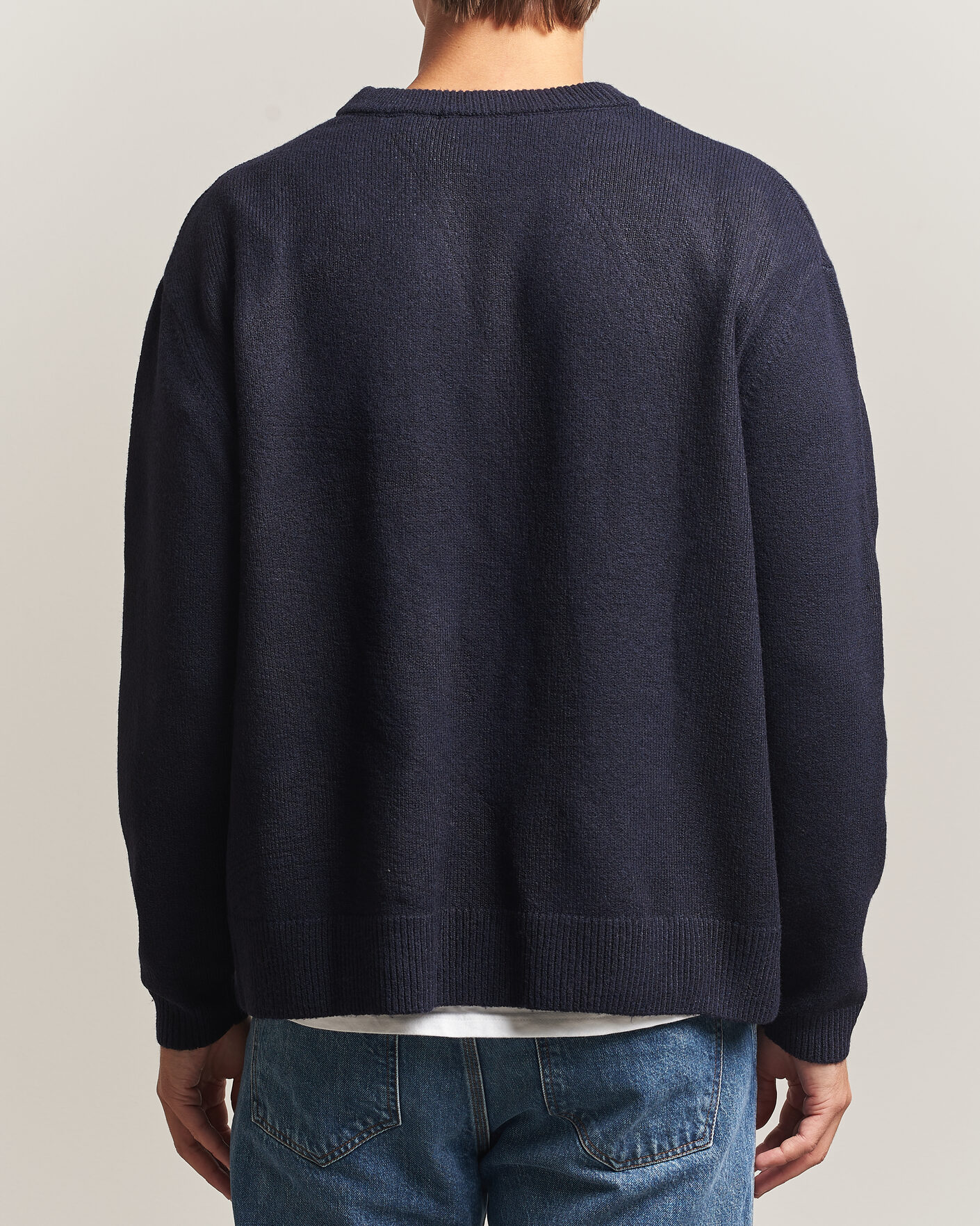 Homme | Pulls Et Tricots | KnowledgeCotton Apparel | Knitted Crewneck Night Sky