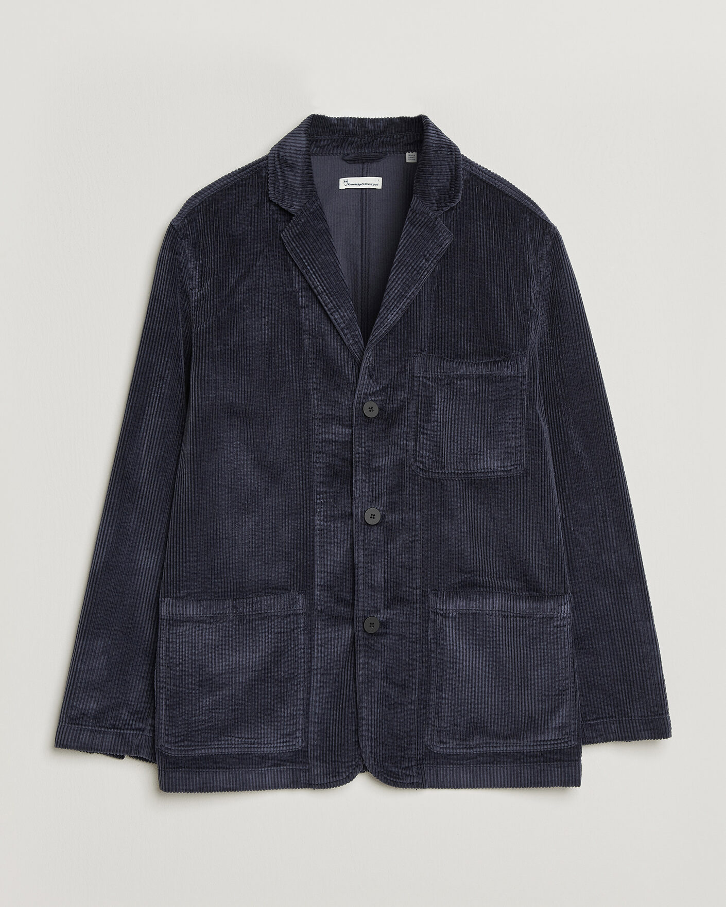 Homme | Blazers | KnowledgeCotton Apparel | Cotton Corduroy Blazer Night Sky