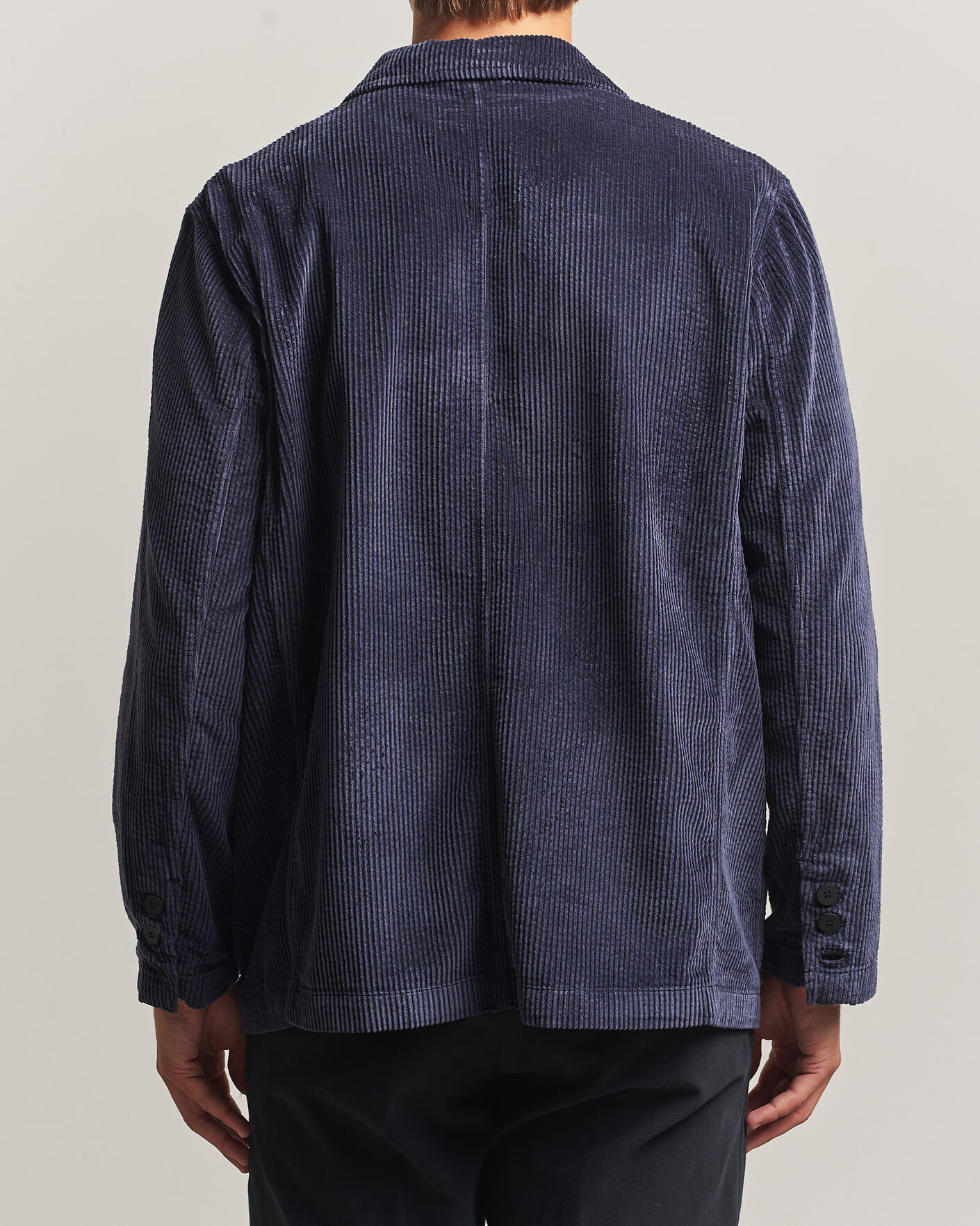 Homme | Blazers | KnowledgeCotton Apparel | Cotton Corduroy Blazer Night Sky