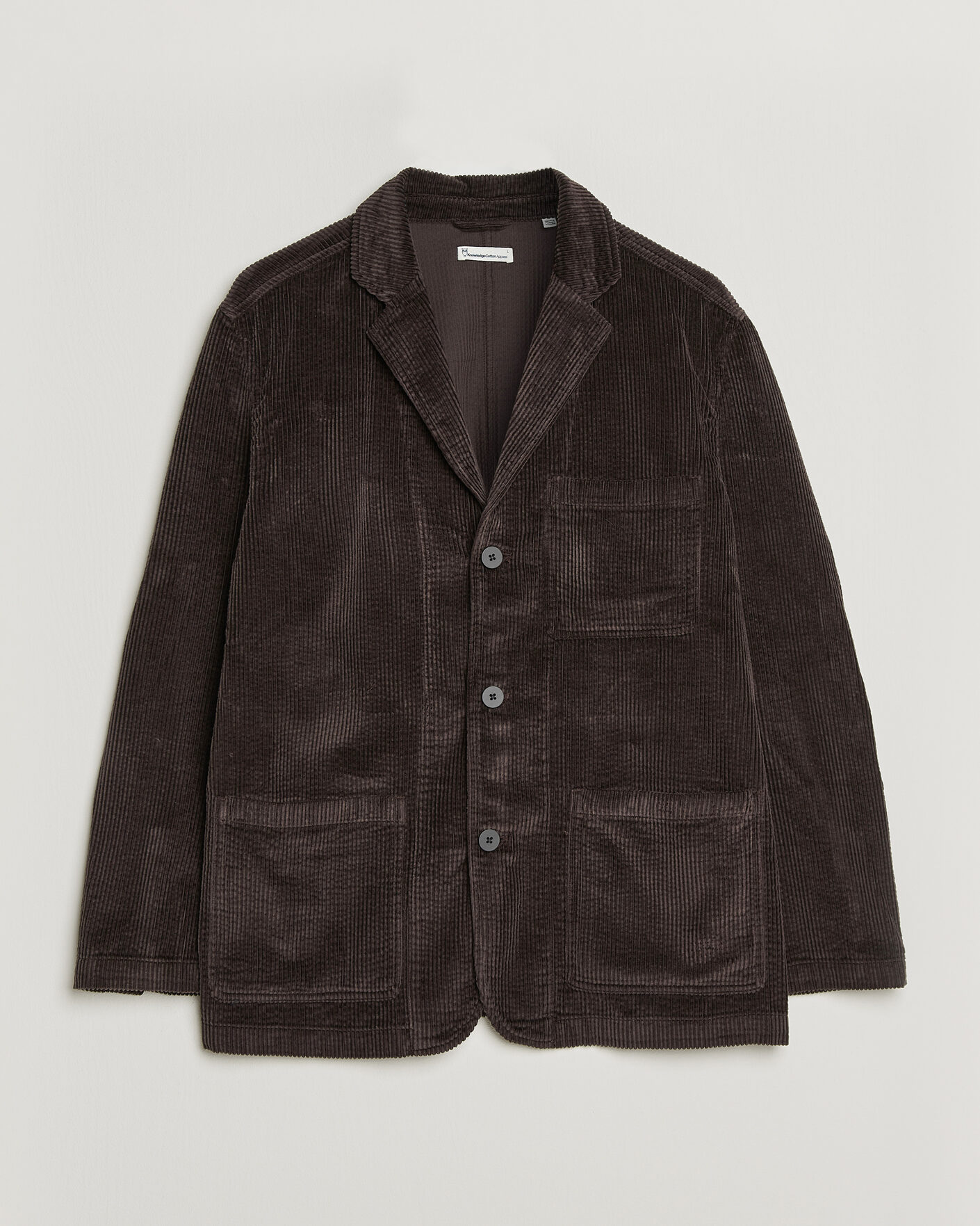 Homme | Blazers | KnowledgeCotton Apparel | Cotton Corduroy Blazer Chocolate