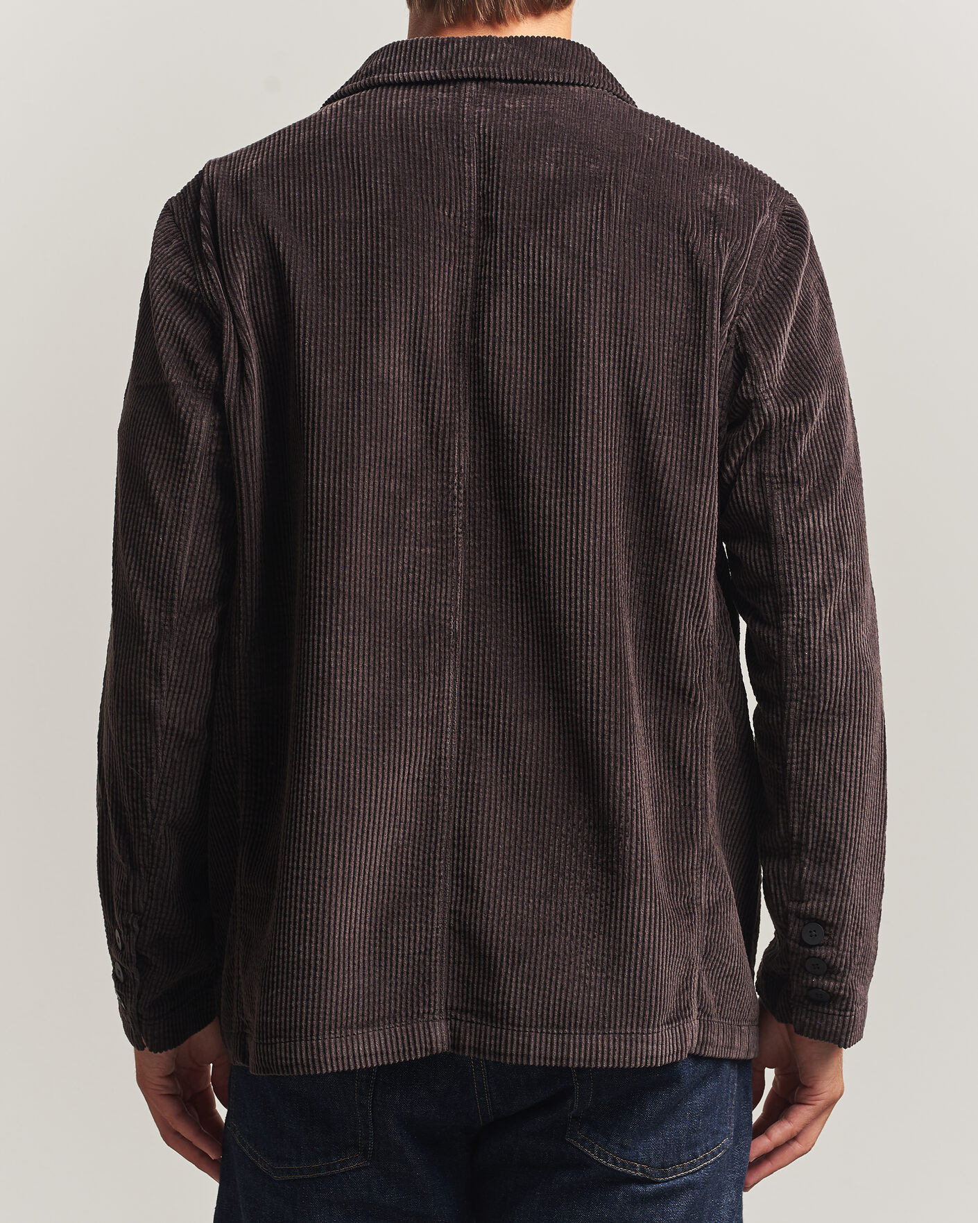 Homme | Blazers | KnowledgeCotton Apparel | Cotton Corduroy Blazer Chocolate