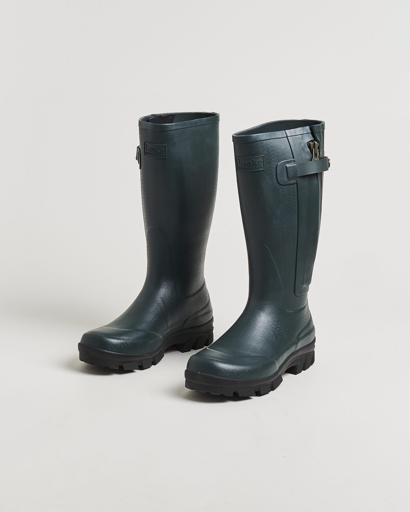 Homme | Couvre-Chaussures | Loake 1880 | Wellington Rain Boot Dark Green