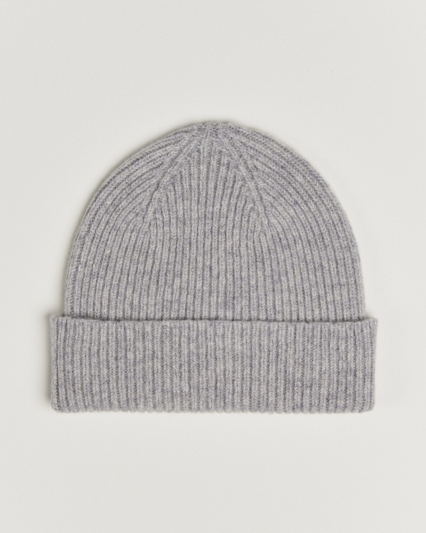 Heren | Mutsen | Robert Mackie | Clyde Lambswool Beanie Light Grey
