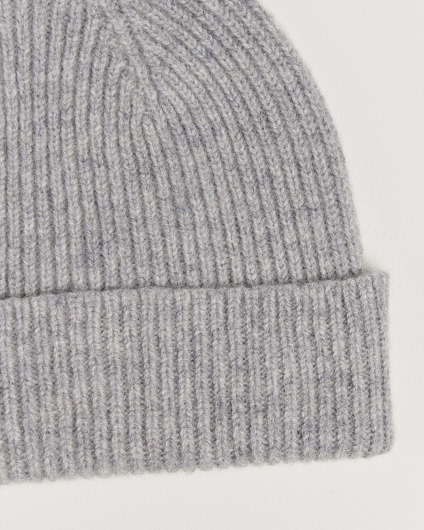 Heren | Mutsen | Robert Mackie | Clyde Lambswool Beanie Light Grey