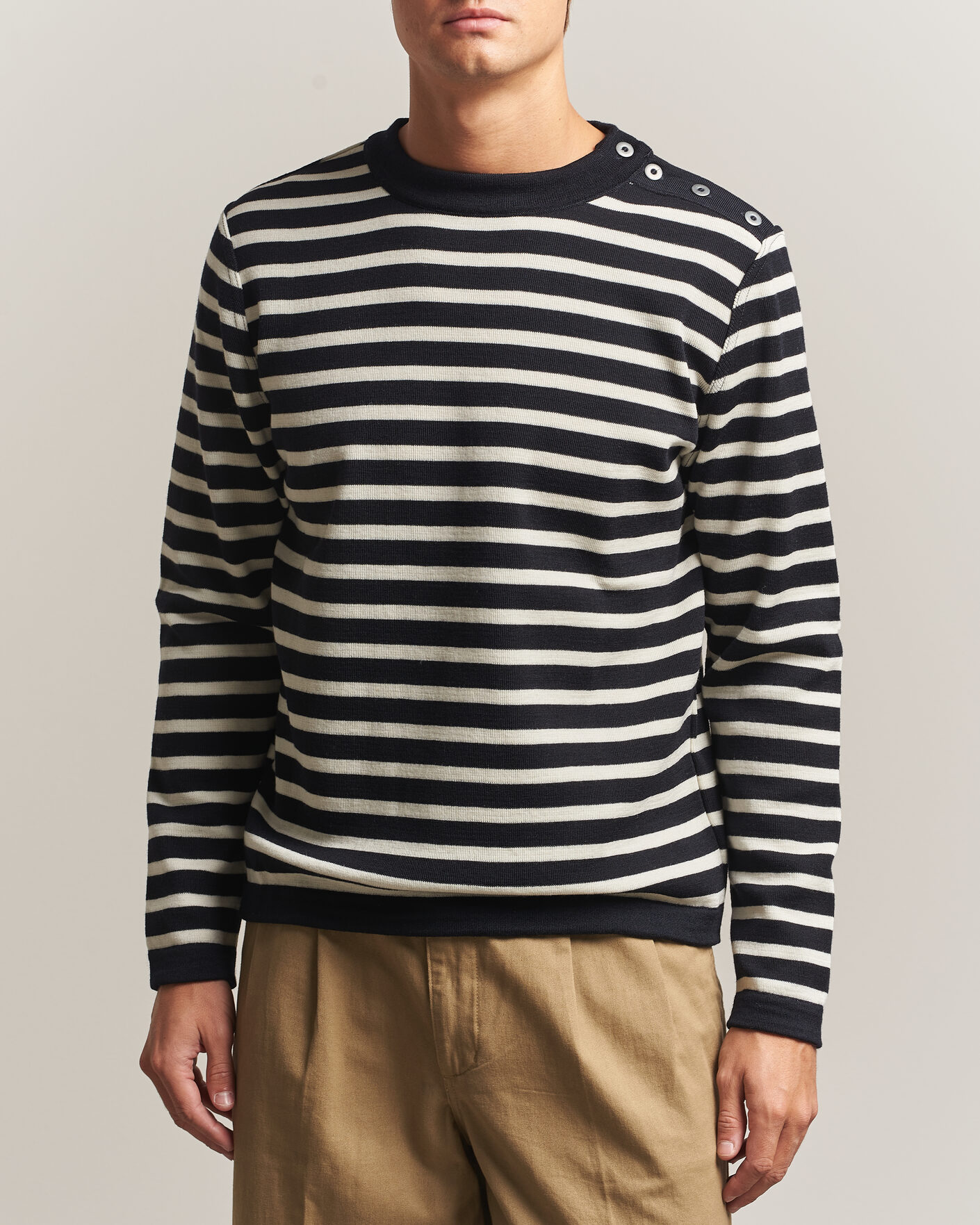 Homme | Pulls Et Tricots | S.N.S. Herning | Naval Crew Neck Navy/White