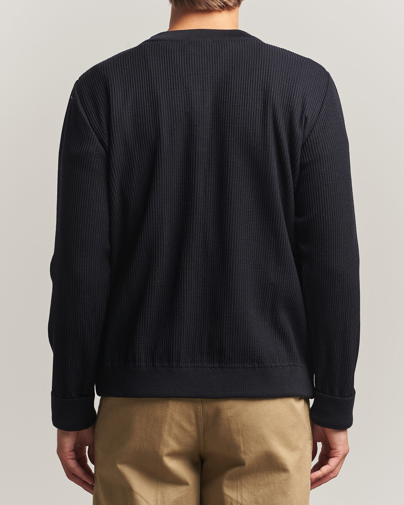 Homme | Pulls Et Tricots | S.N.S. Herning | Stamina Rib Henley Navy Blue