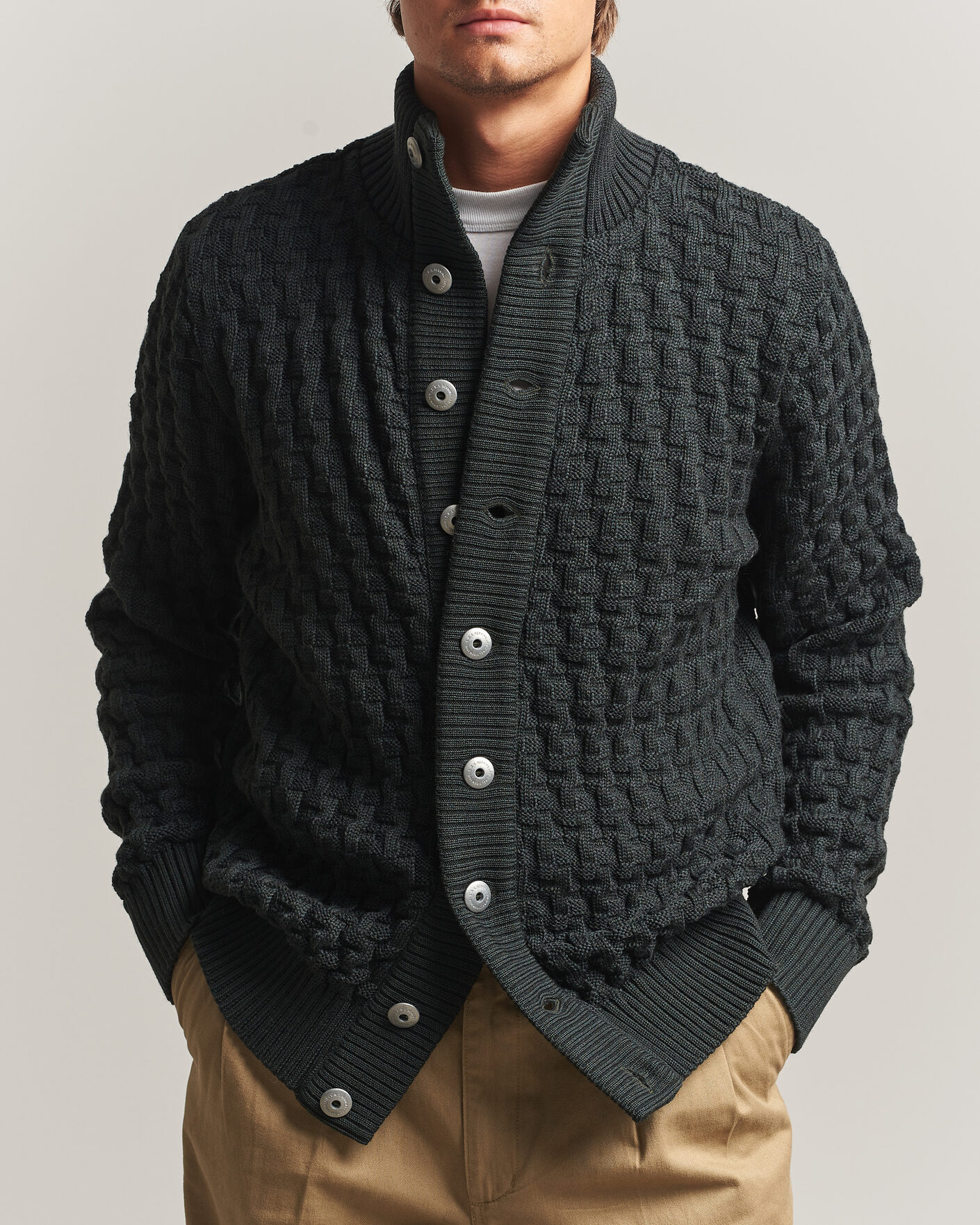 Homme | Pulls Et Tricots | S.N.S. Herning | Stark Cardigan Terrain Green
