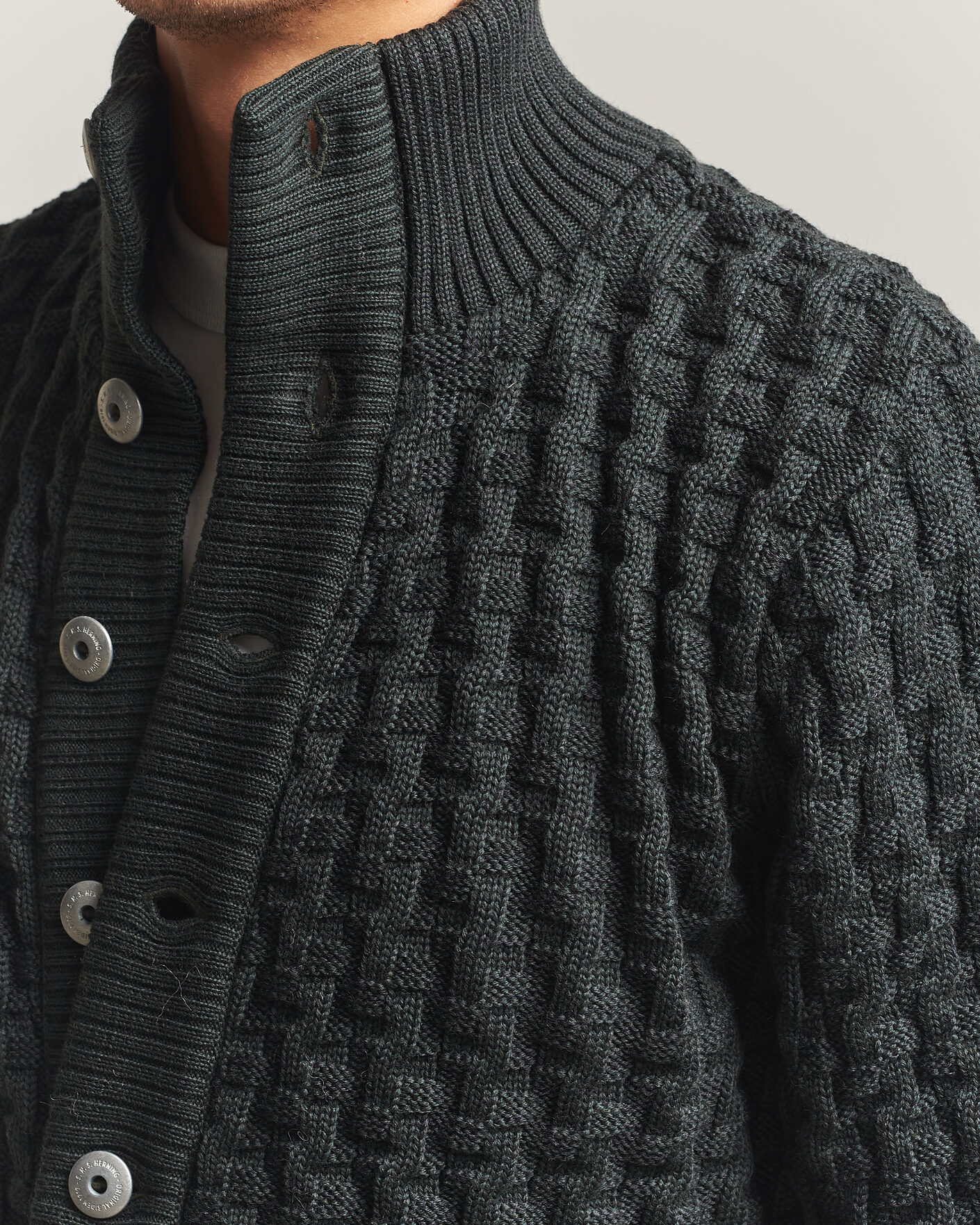 Homme | Pulls Et Tricots | S.N.S. Herning | Stark Cardigan Terrain Green