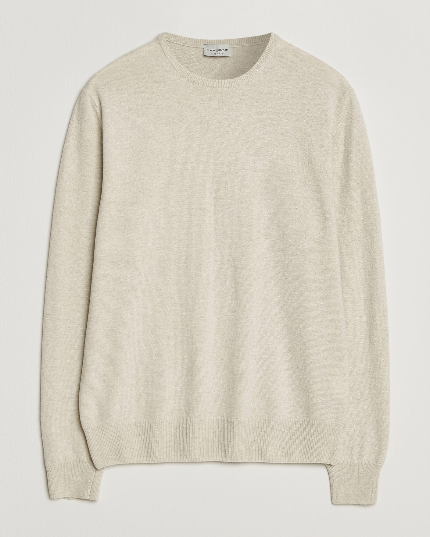 Homme | Pulls Et Tricots | Morgano | Wool/Cashmere Crewneck Beige