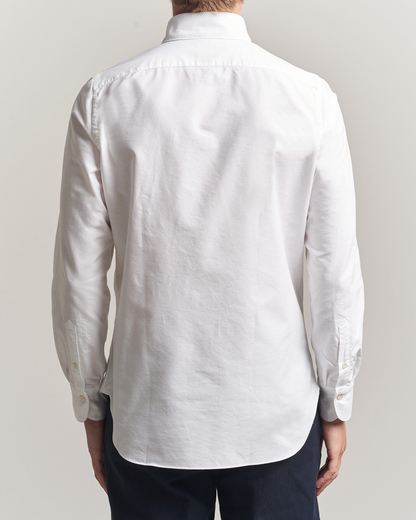 Heren | Overhemden | Finamore Napoli | Gaeta Oxford Button Down Shirt White