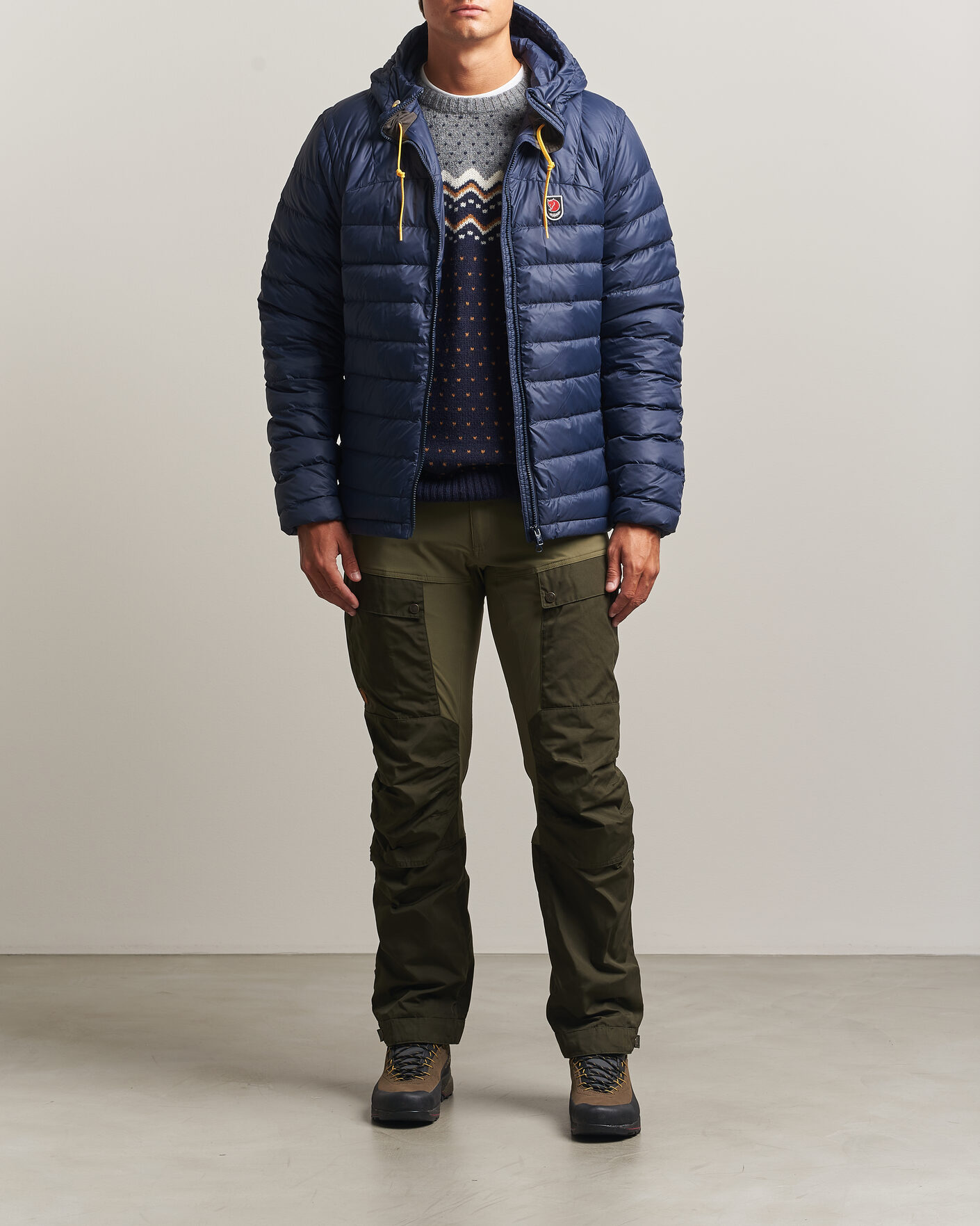Heren | Jassen | Fjällräven | Expedition Pack Down Hoodie Navy
