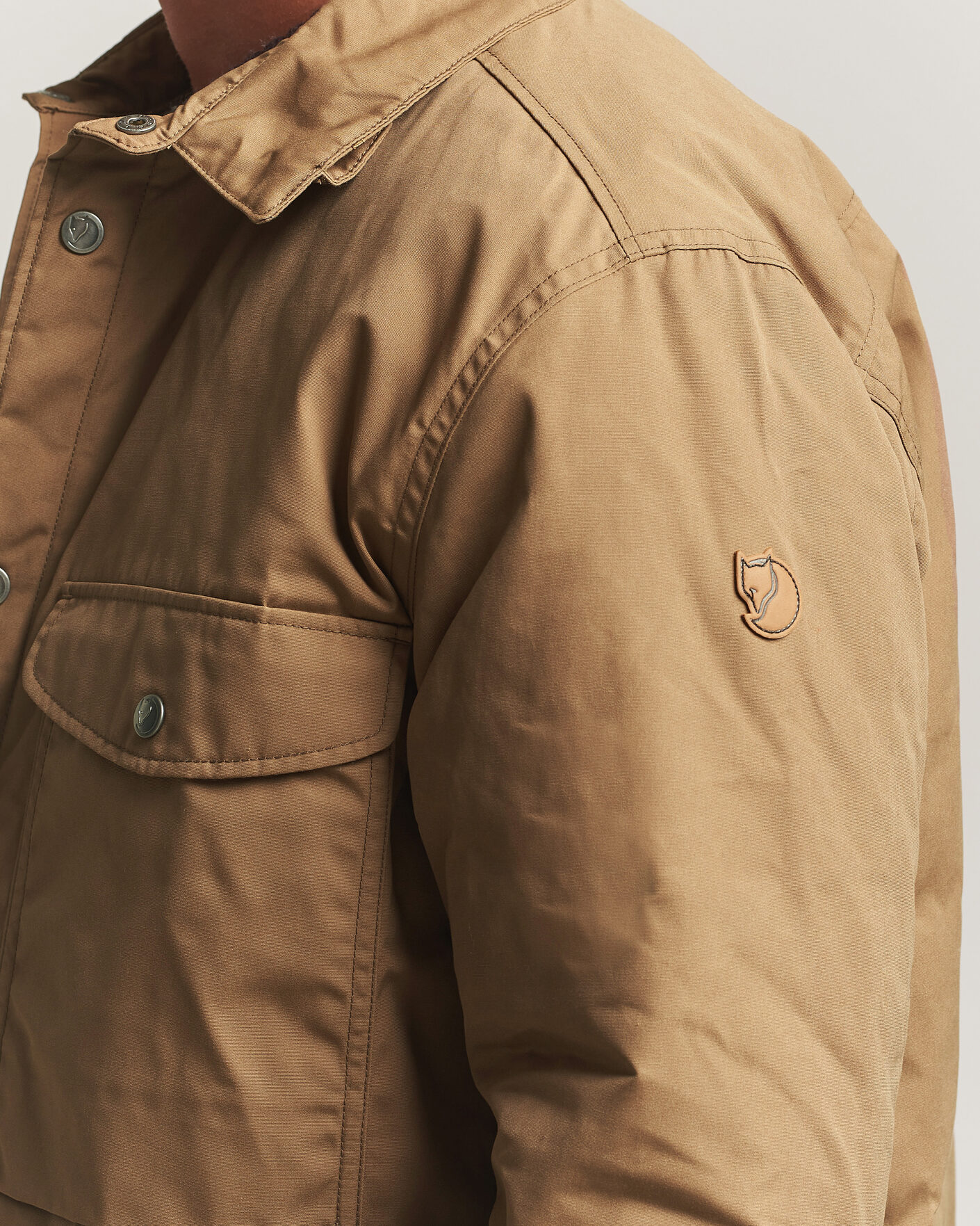 Homme | Manteaux Et Vestes | Fjällräven | Övik Down Shirt Jacket Wood Brown