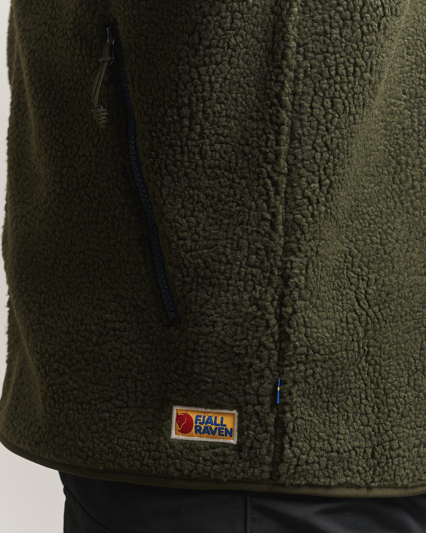 Heren | Truien | Fjällräven | Vardag Pile Fleece Zip Jacket Deep Forest