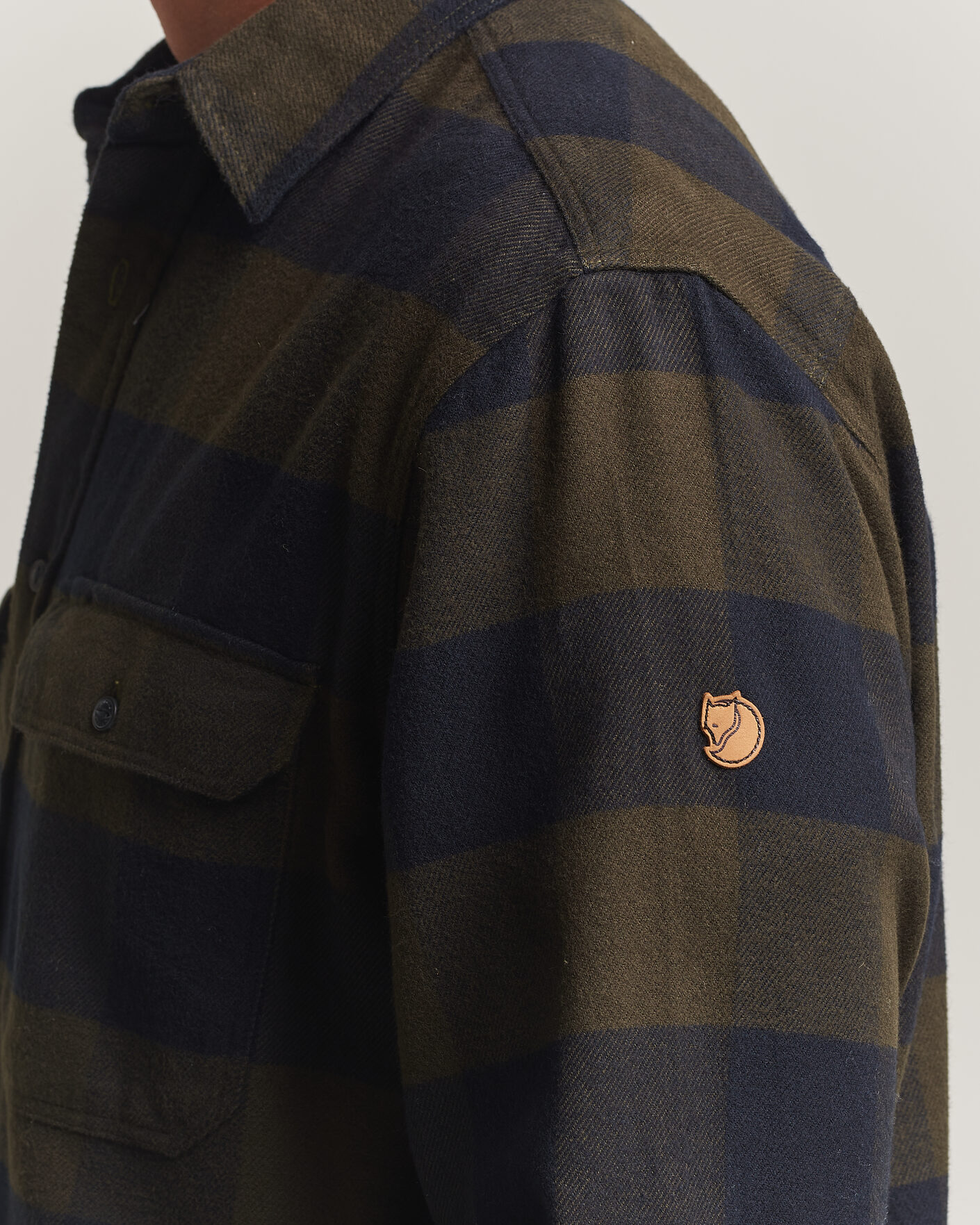 Homme | Chemises | Fjällräven | Övik Heavy Flannel Shirt Deep Forest