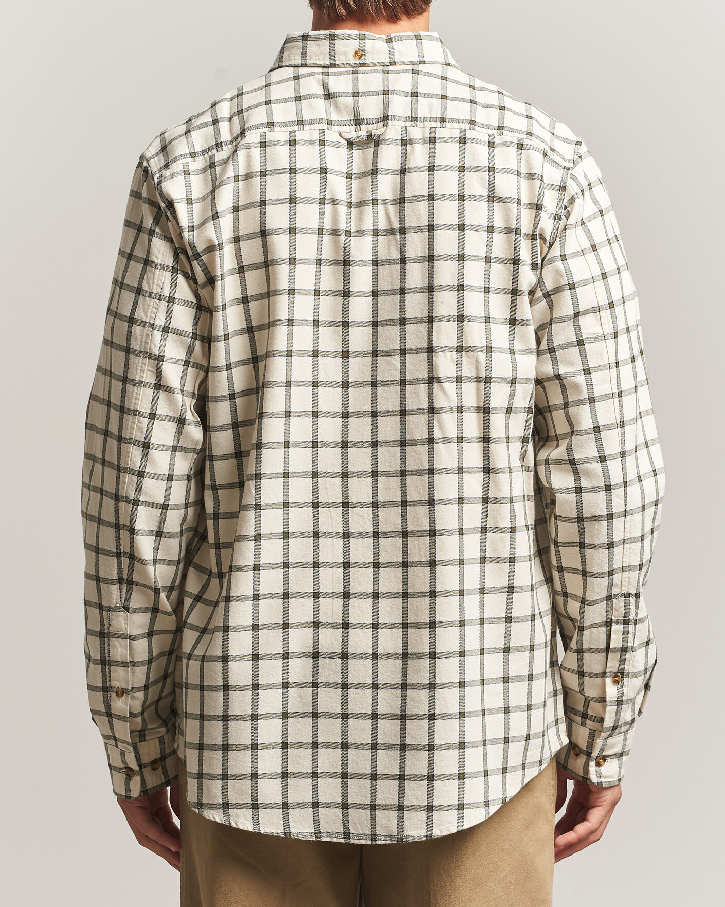 Heren | Overhemden | Fjällräven | Övik Flannel Shirt Chalk White
