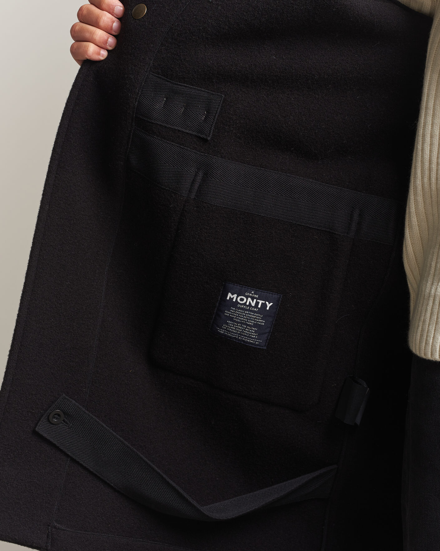 Homme | Manteaux Et Vestes | Gloverall | 575 Monty Original Duffle Coat Black