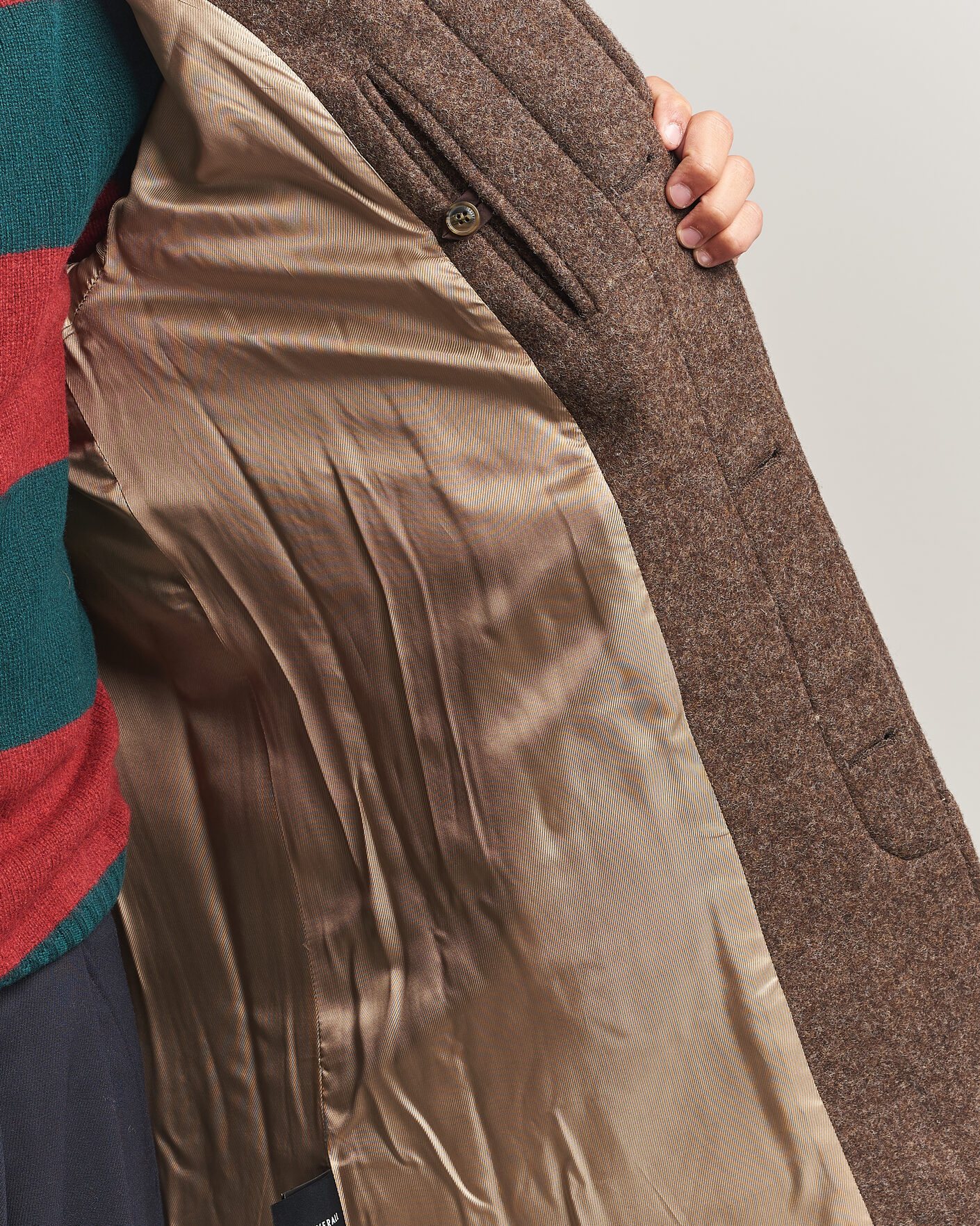 Heren | Jassen | Gloverall | Hynes Wool Coat Mocha