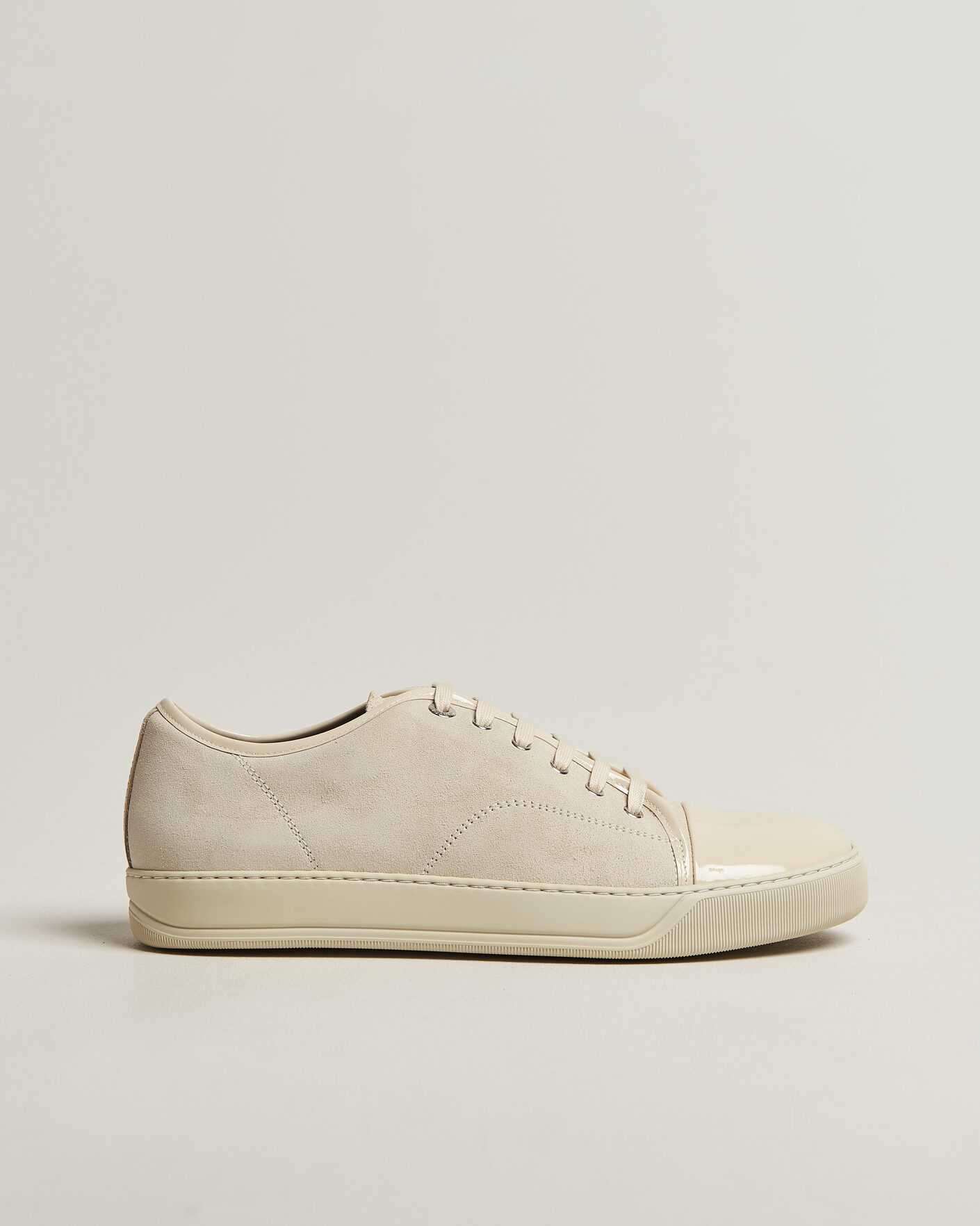 Heren | Sneakers | Lanvin | DBB1 Patent Cap Toe Sneaker Light Beige