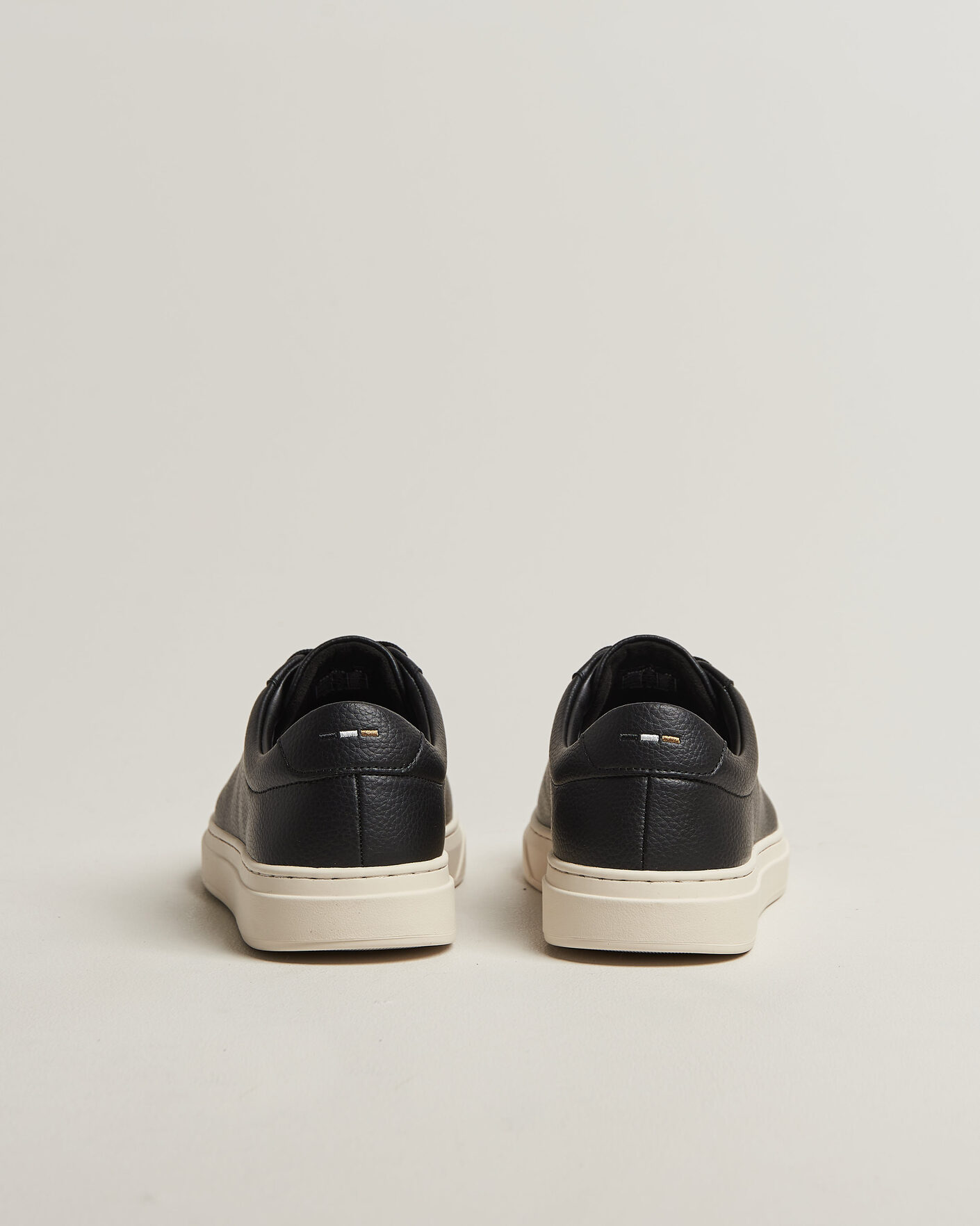 Heren | Sneakers | BOSS BLACK | Kieran Grained Leather Sneaker Black