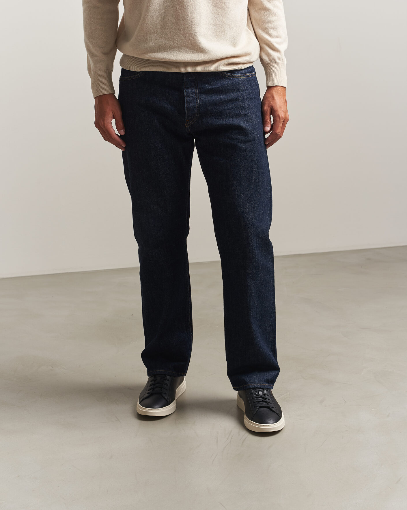 Heren | Sneakers | BOSS BLACK | Kieran Grained Leather Sneaker Black