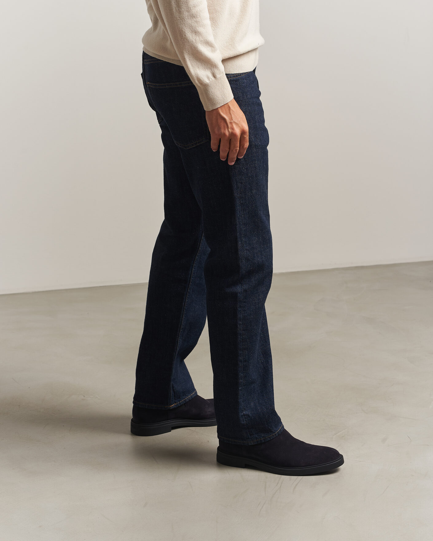 Homme | Bottes | BOSS BLACK | Calev Suede Chelsea Boot Dark Blue