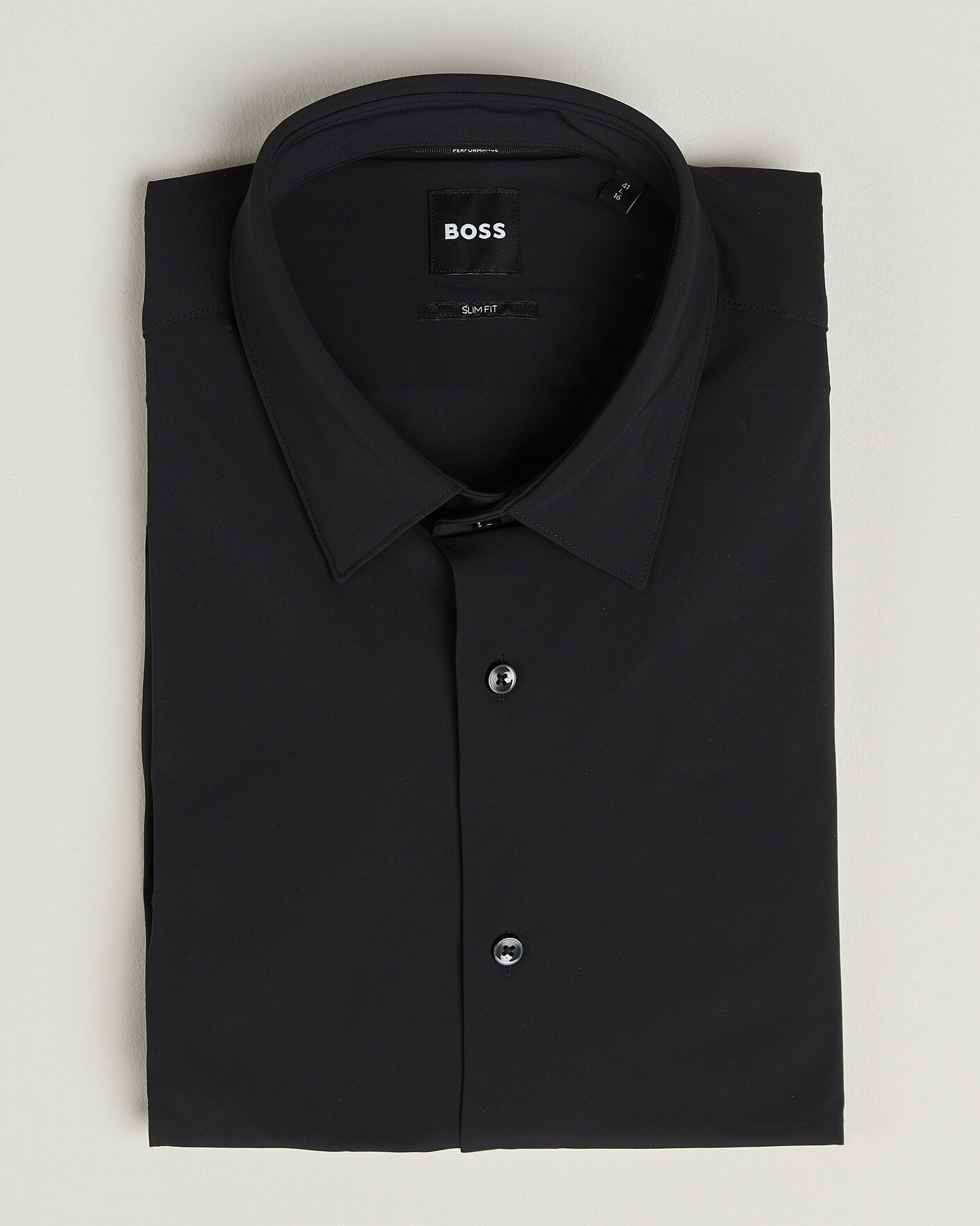 Homme | Chemises | BOSS BLACK | Hank 4-Way Stretch Shirt Black