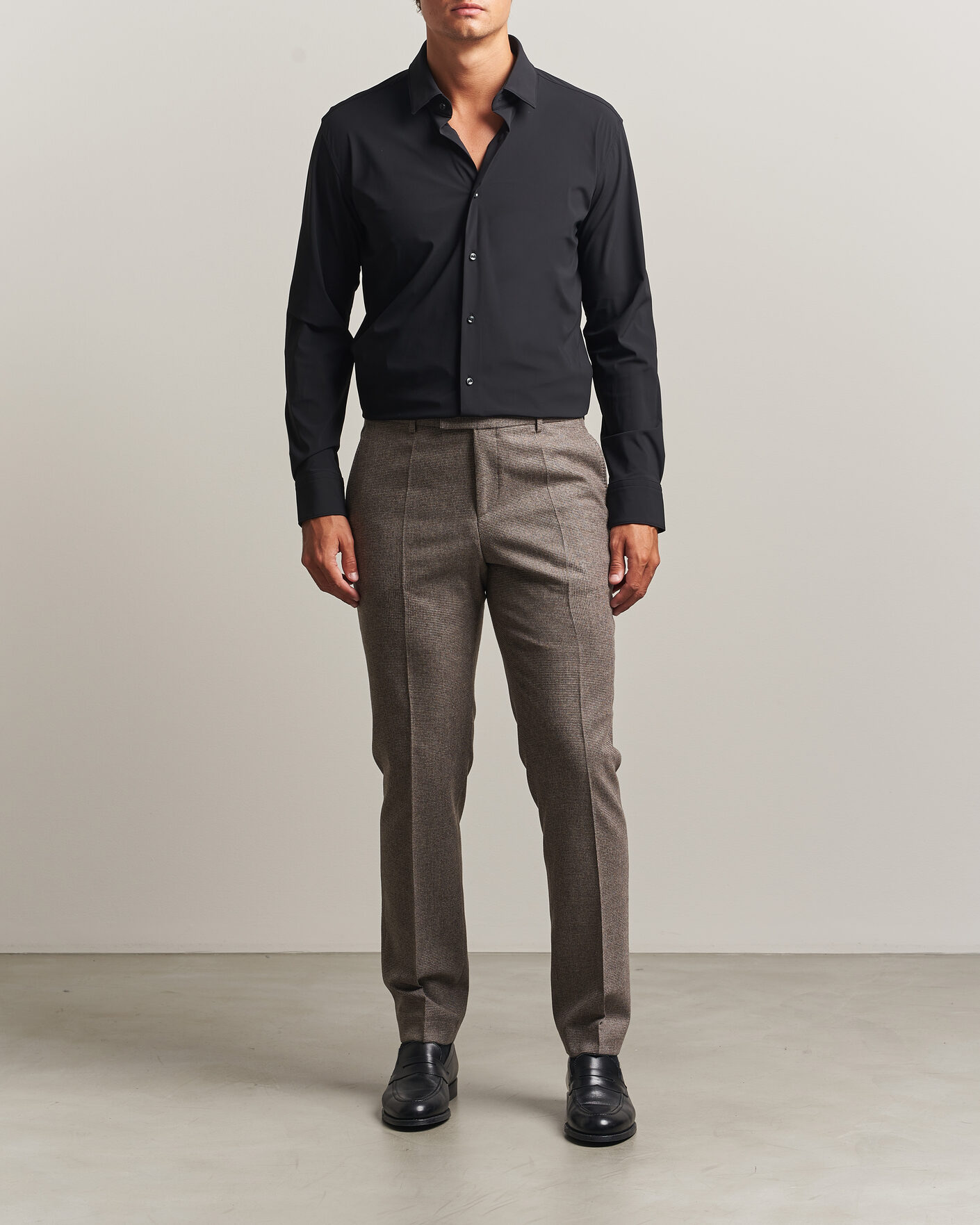 Homme | Chemises | BOSS BLACK | Hank 4-Way Stretch Shirt Black