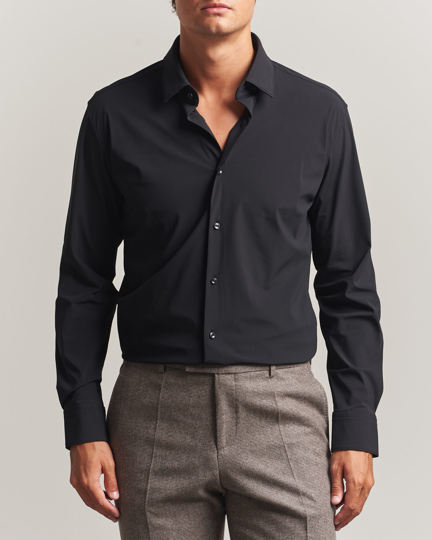 Homme | Chemises | BOSS BLACK | Hank 4-Way Stretch Shirt Black