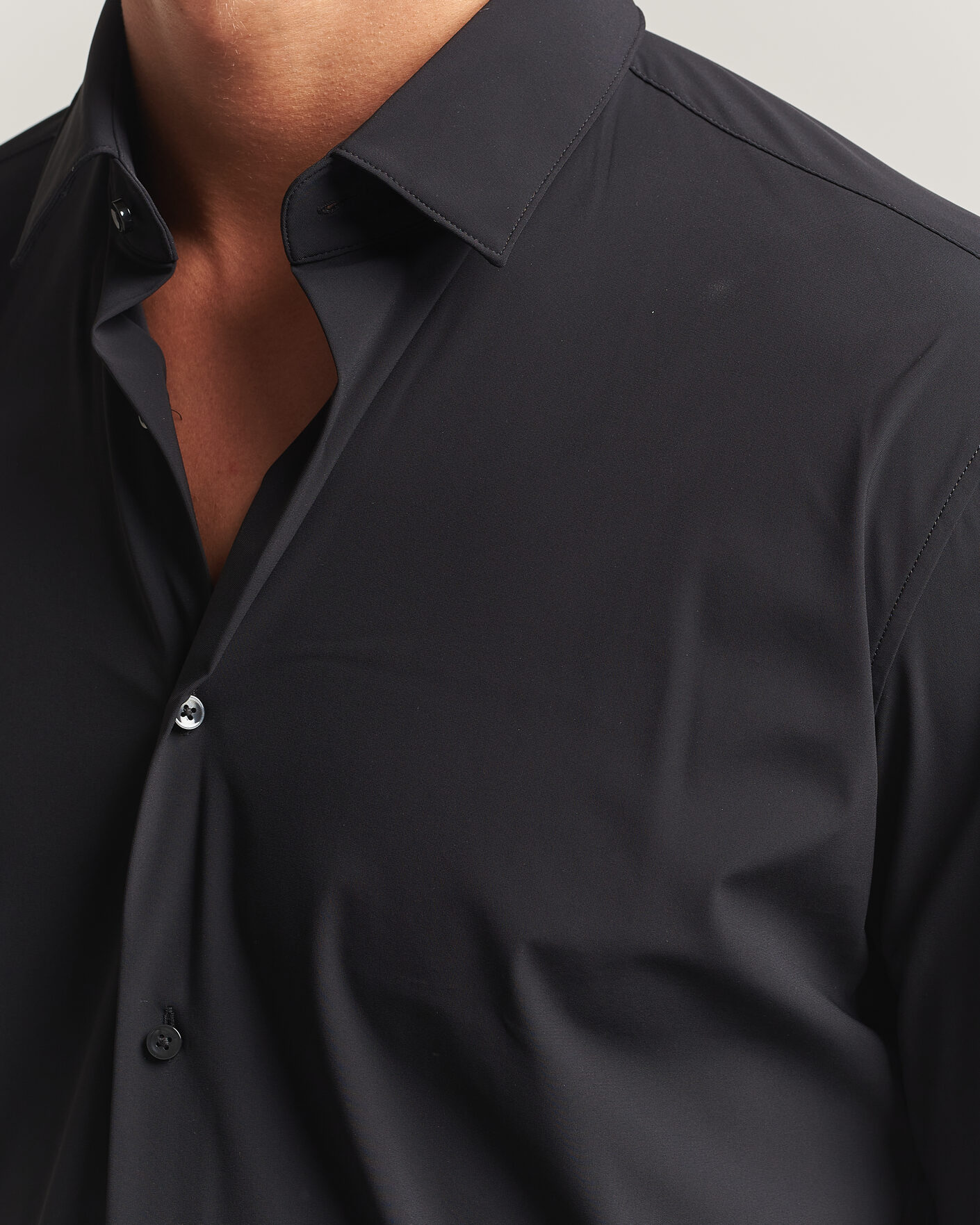 Homme | Chemises | BOSS BLACK | Hank 4-Way Stretch Shirt Black