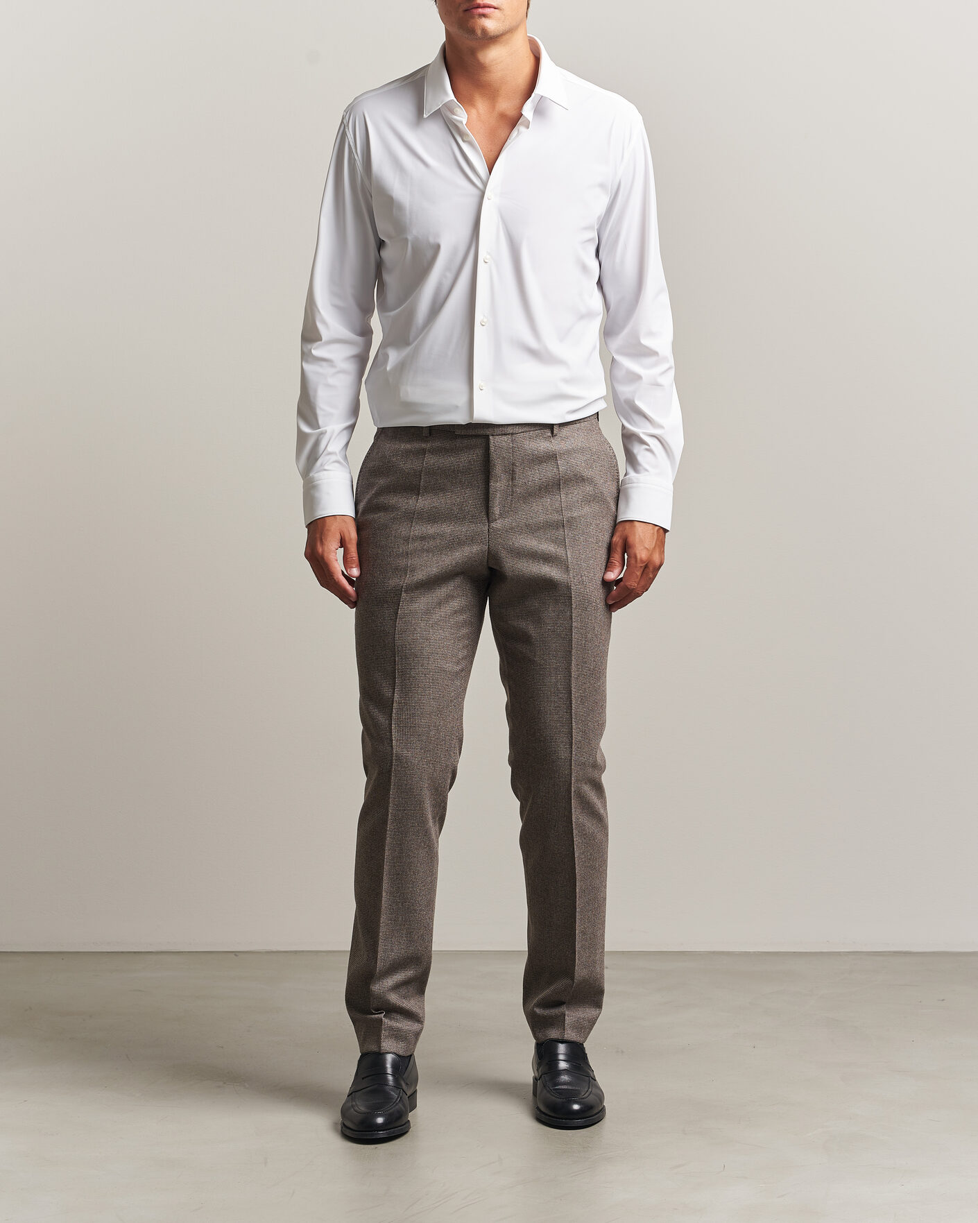 Homme | Chemises | BOSS BLACK | Hank 4-Way Stretch Shirt White