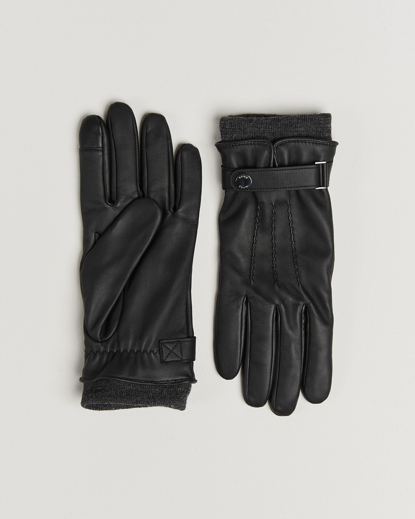 Heren | Handschoenen | BOSS BLACK | Hyden Leather Glove Black