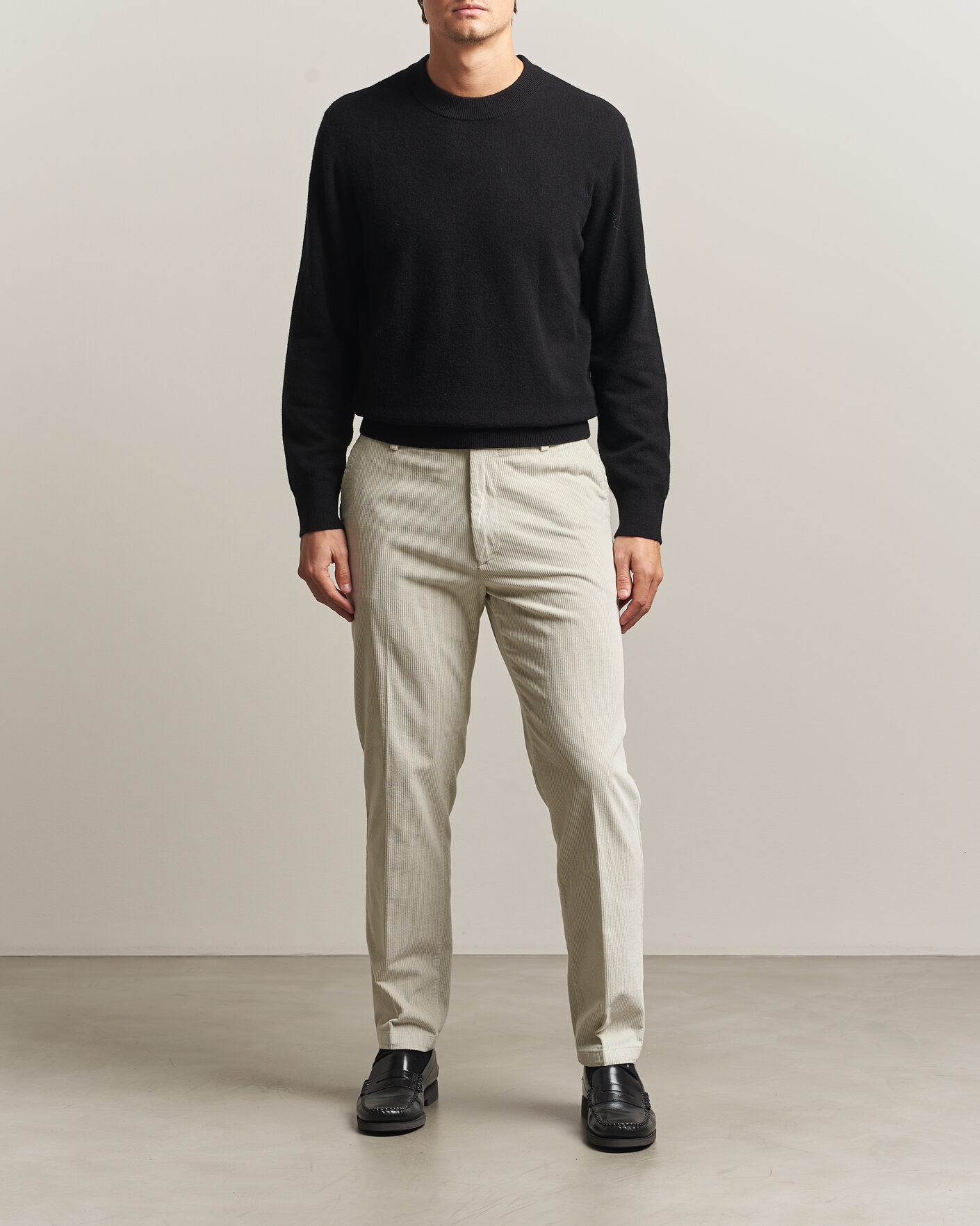 Homme | Pantalons | BOSS BLACK | Kane Structured Cotton Chino Open White