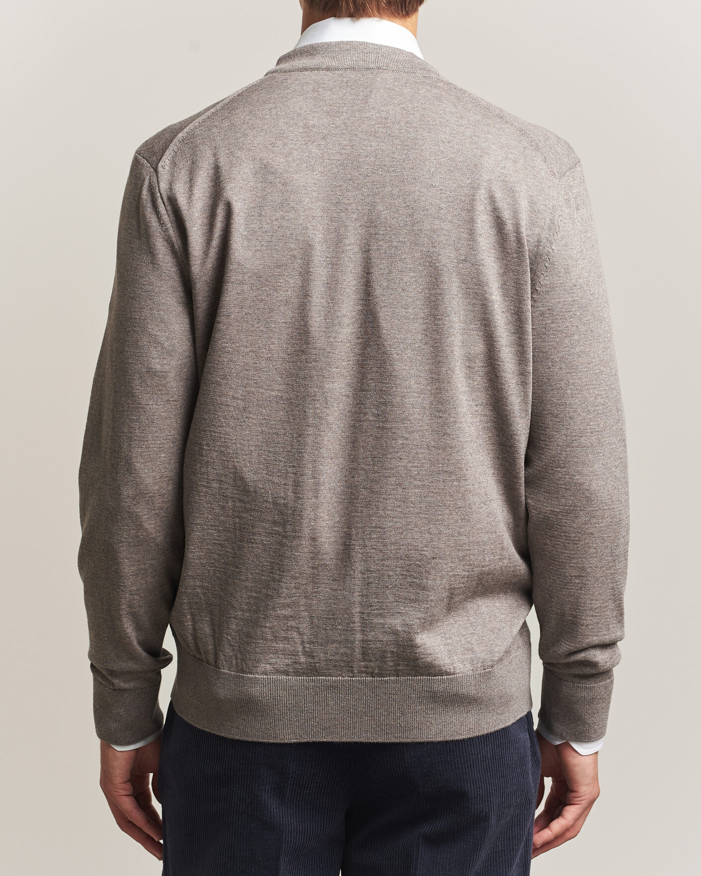 Homme | Pulls Et Tricots | BOSS BLACK | Mardon Wool Cardigan Open Brown