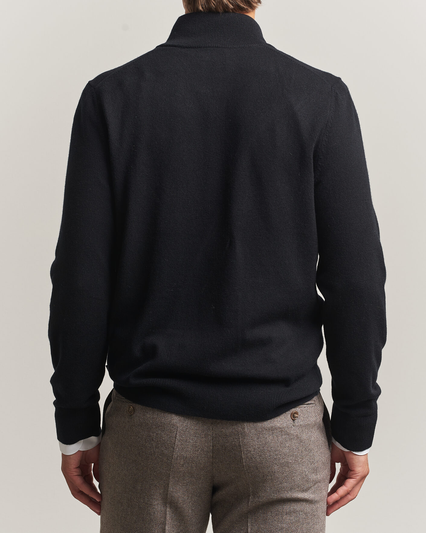 Homme | Pulls Et Tricots | BOSS BLACK | Hemarlo Wool/Cashmere Half Zip Black