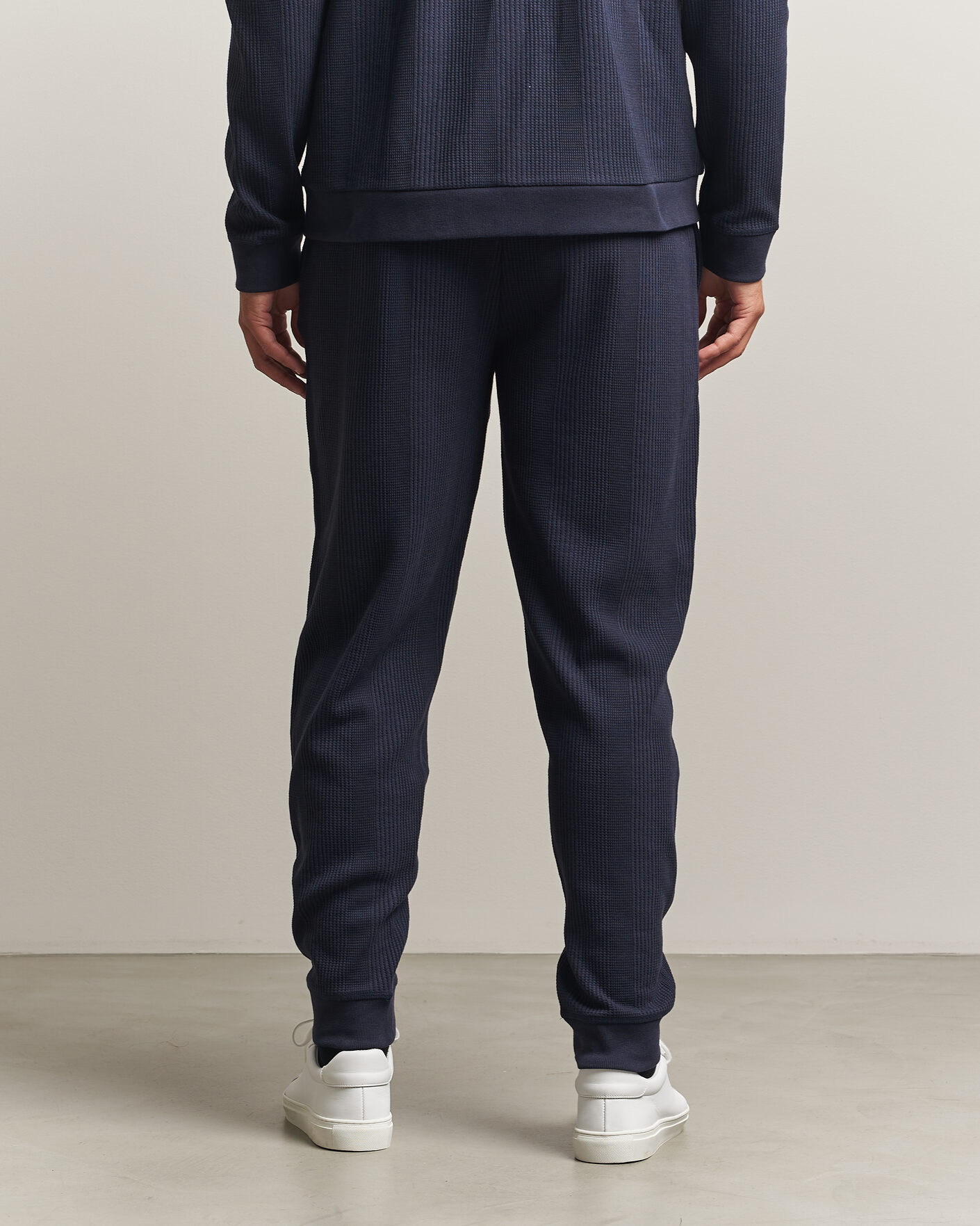 Homme | Pantalons | BOSS BLACK | Structured Loungewear Sweatpants Dark Blue
