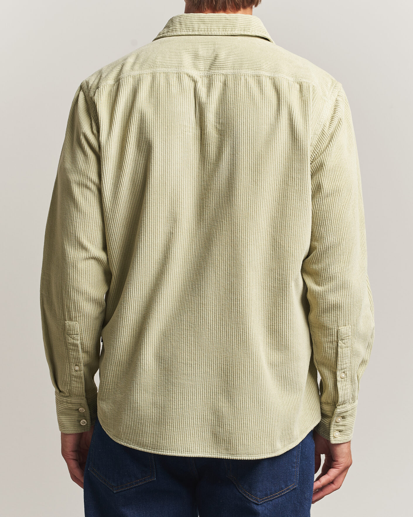 Heren | Overhemden | BOSS ORANGE | Relegant Corduroy Shirt Open Green
