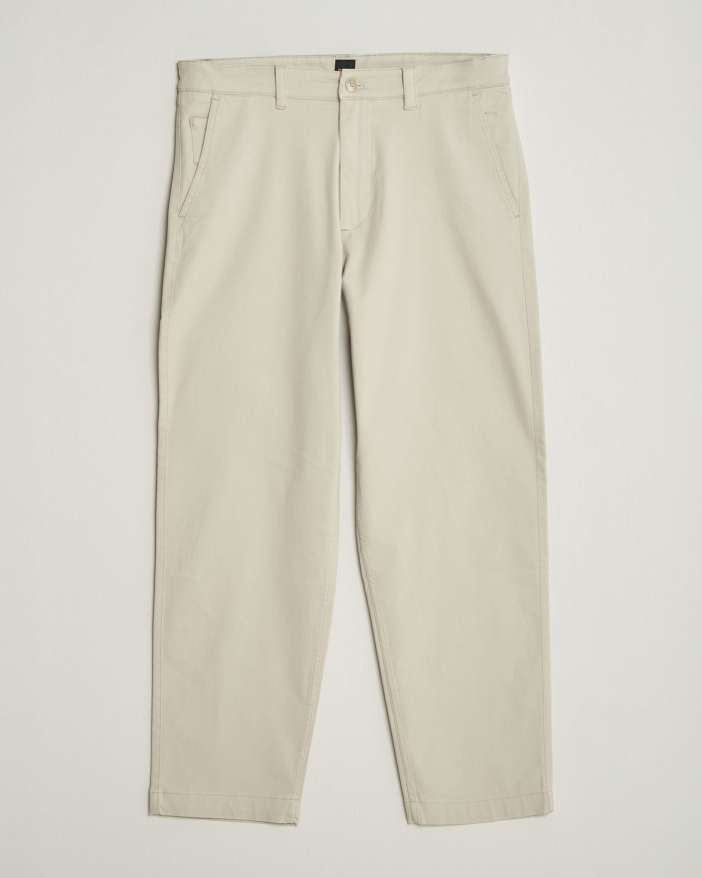 Homme | Pantalons | BOSS ORANGE | Cotton Chino Light Beige