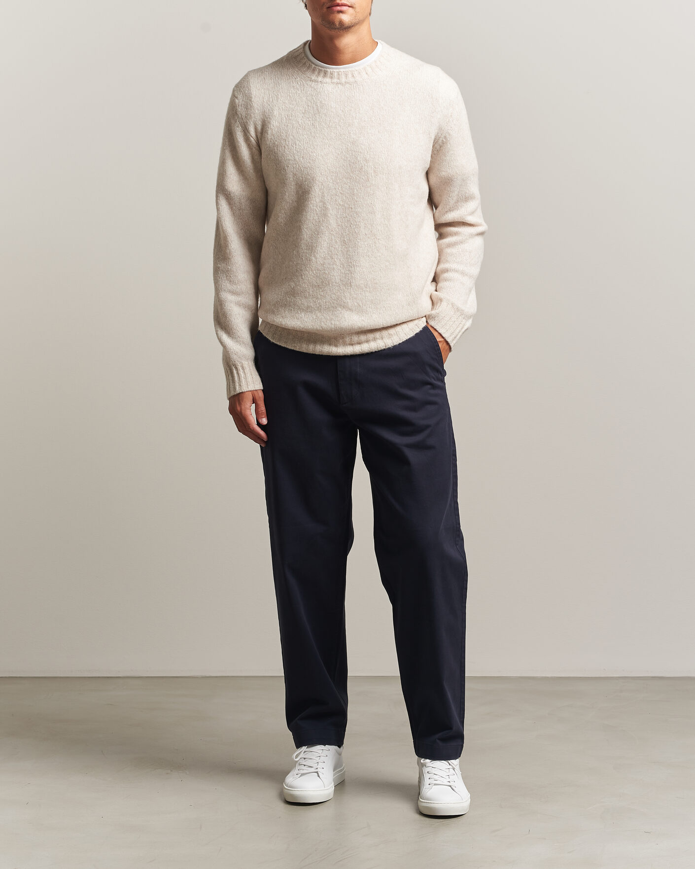Homme | Pantalons | BOSS ORANGE | Cotton Chino Dark Blue