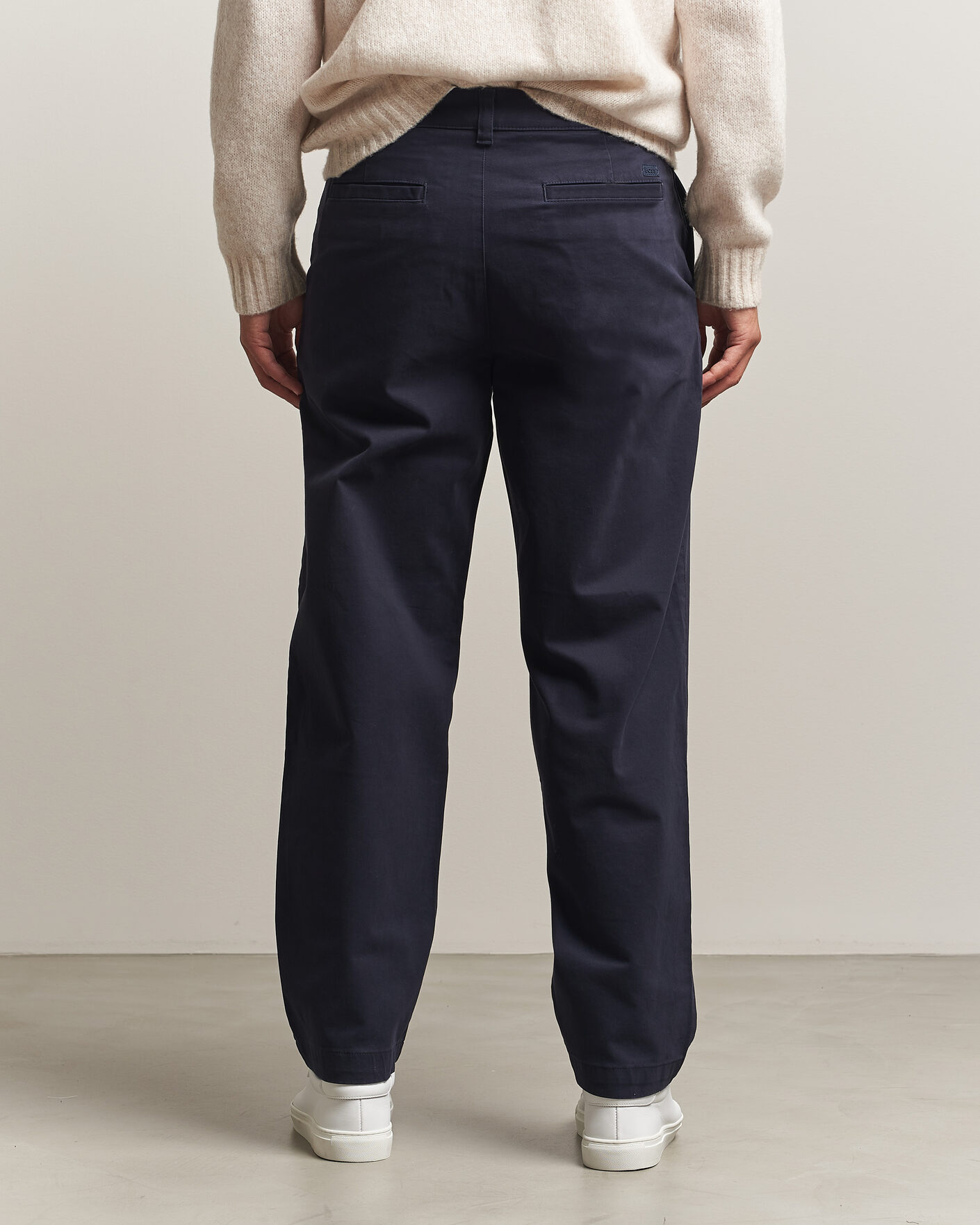 Homme | Pantalons | BOSS ORANGE | Cotton Chino Dark Blue
