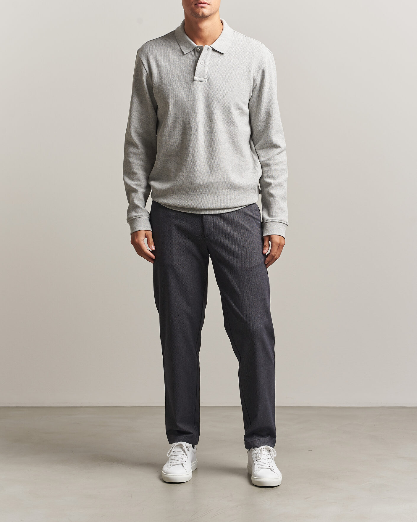 Homme | Pulls Et Tricots | BOSS ORANGE | Petempesto Polo Sweater Open Grey