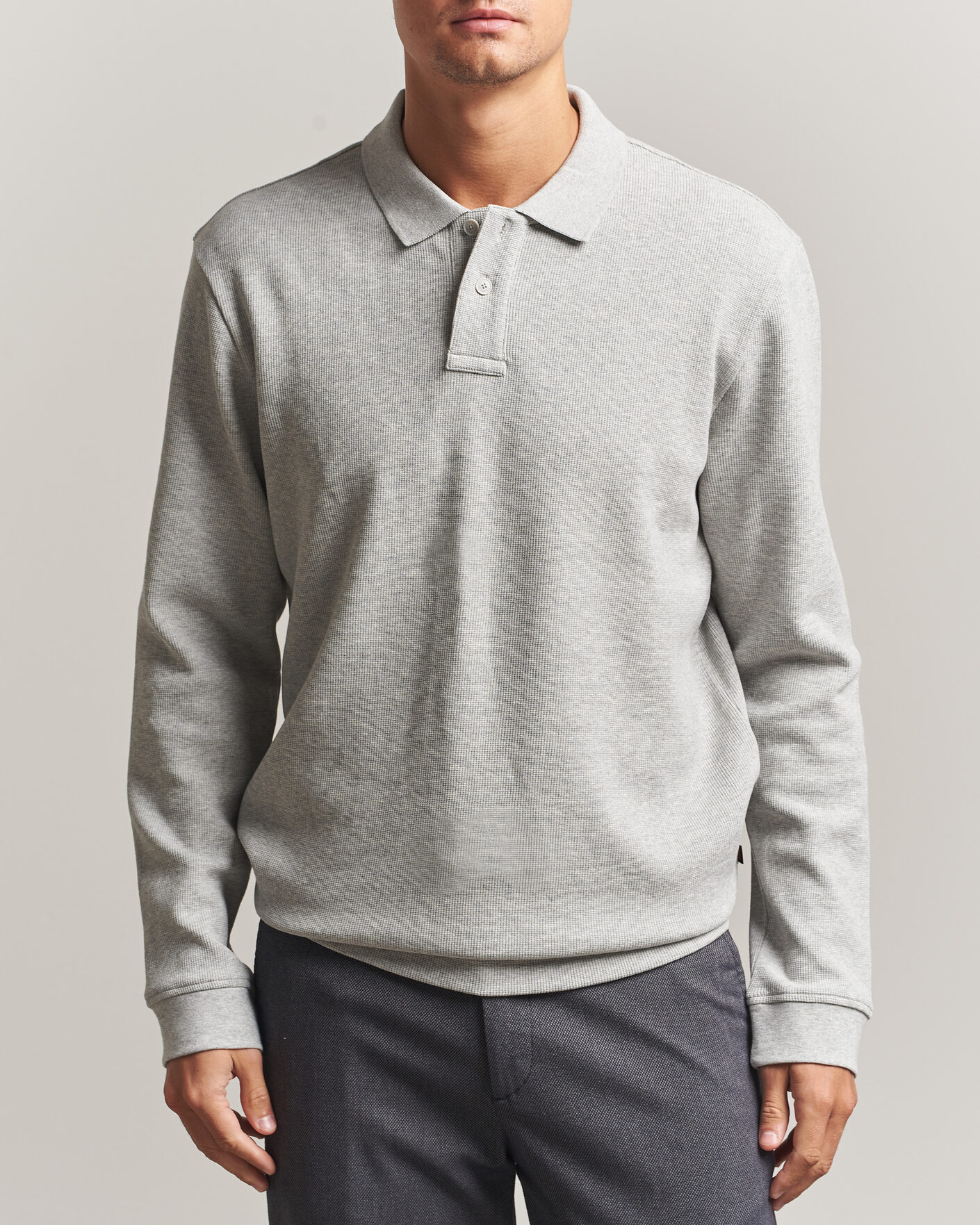 Homme | Pulls Et Tricots | BOSS ORANGE | Petempesto Polo Sweater Open Grey