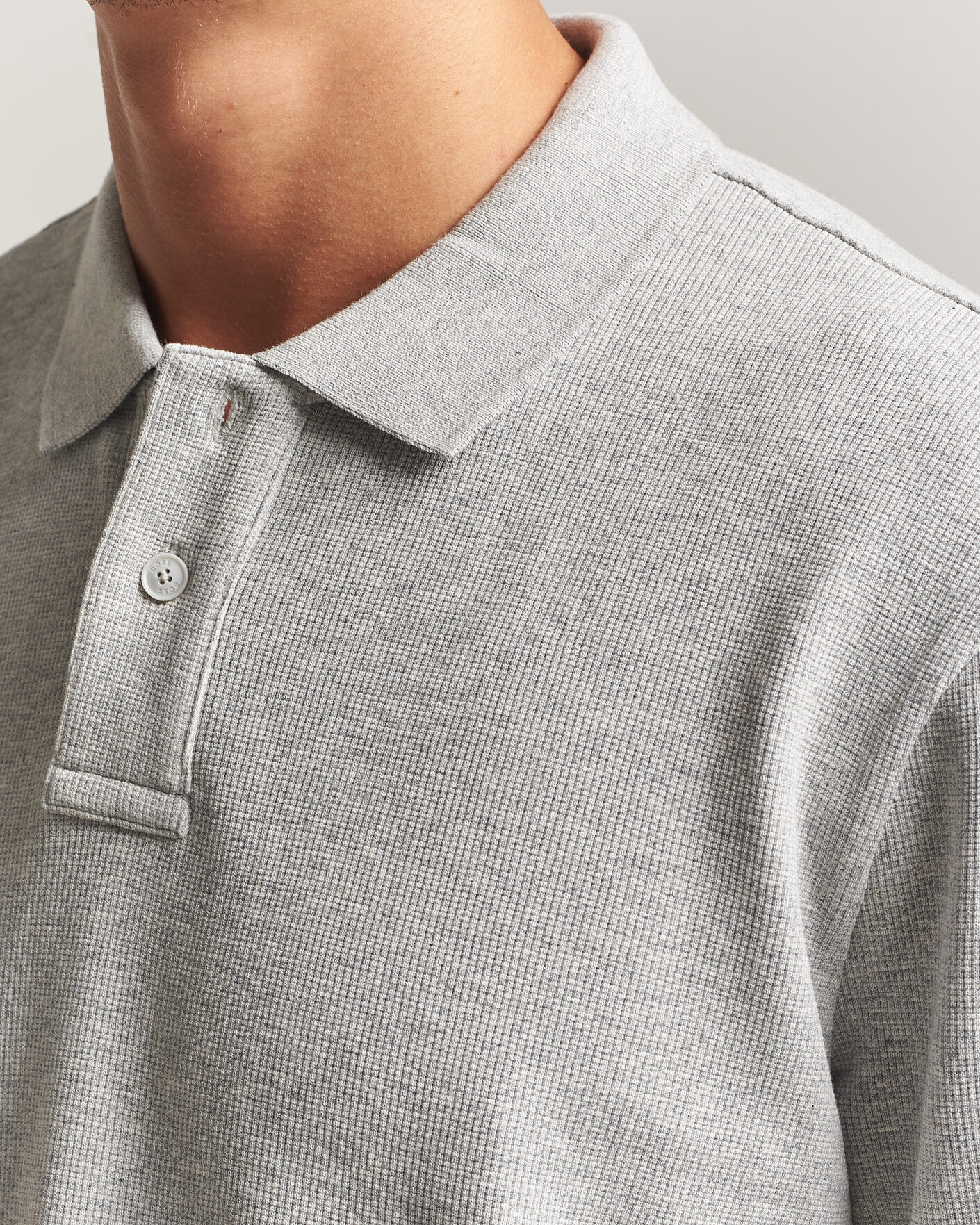 Homme | Pulls Et Tricots | BOSS ORANGE | Petempesto Polo Sweater Open Grey