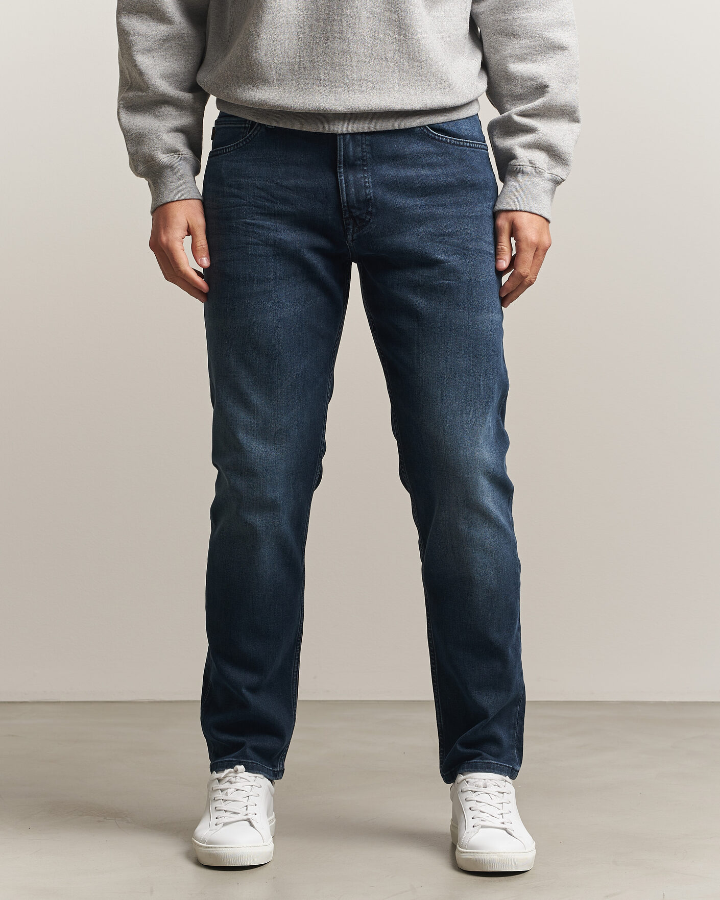 Heren | Jeans | BOSS ORANGE | Re.Maine Regular Fit Jeans Navy