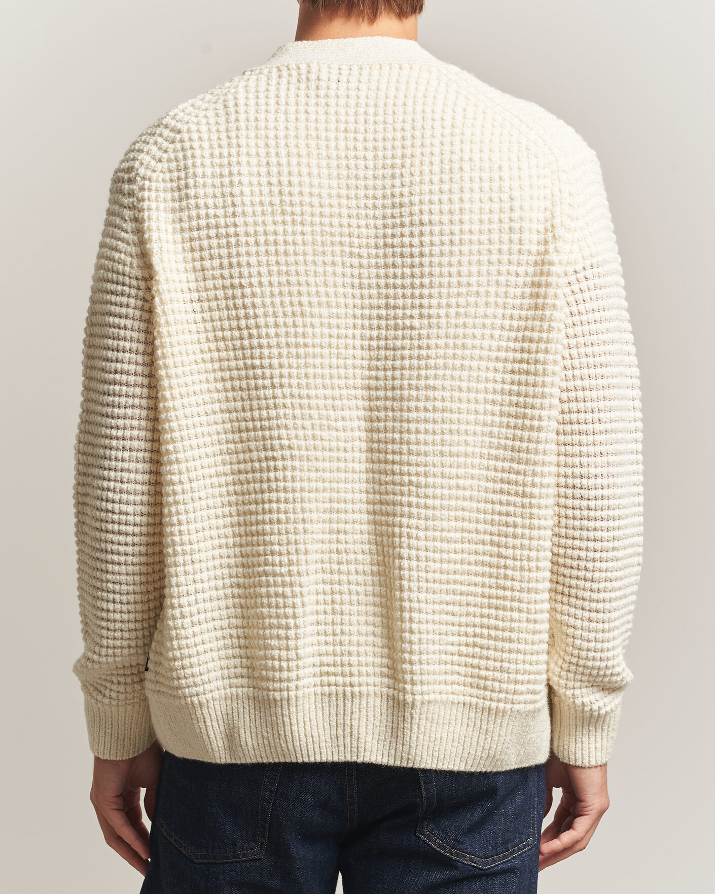 Homme | Pulls Et Tricots | BOSS ORANGE | Korsico Wool Knitted Cardigan Open White