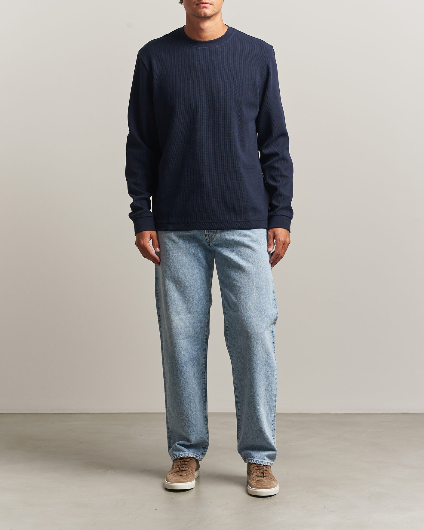 Heren | Truien | BOSS ORANGE | Tempesto Sweater Dark Blue