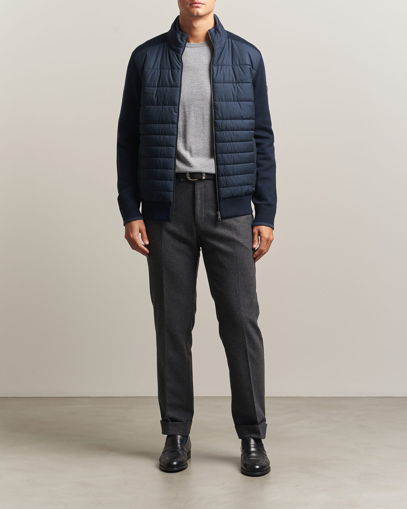 Heren | Jassen | BOSS BLACK | Facente Hybrid Jacket Dark Blue