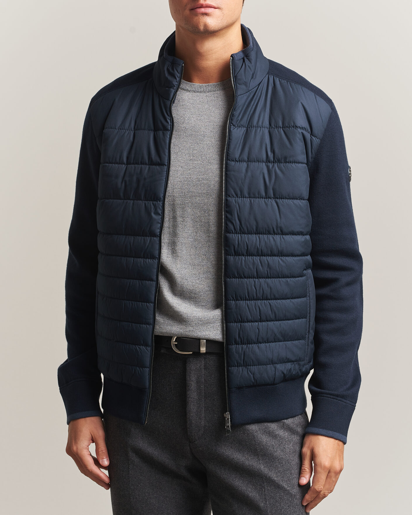 Heren | Jassen | BOSS BLACK | Facente Hybrid Jacket Dark Blue